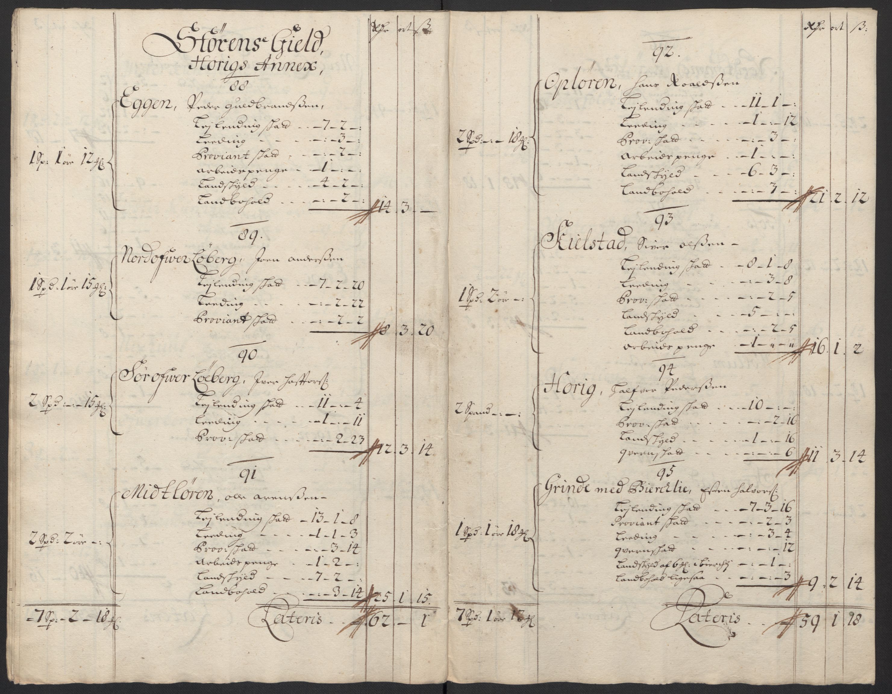 Rentekammeret inntil 1814, Reviderte regnskaper, Fogderegnskap, AV/RA-EA-4092/R60/L3955: Fogderegnskap Orkdal og Gauldal, 1705, s. 422