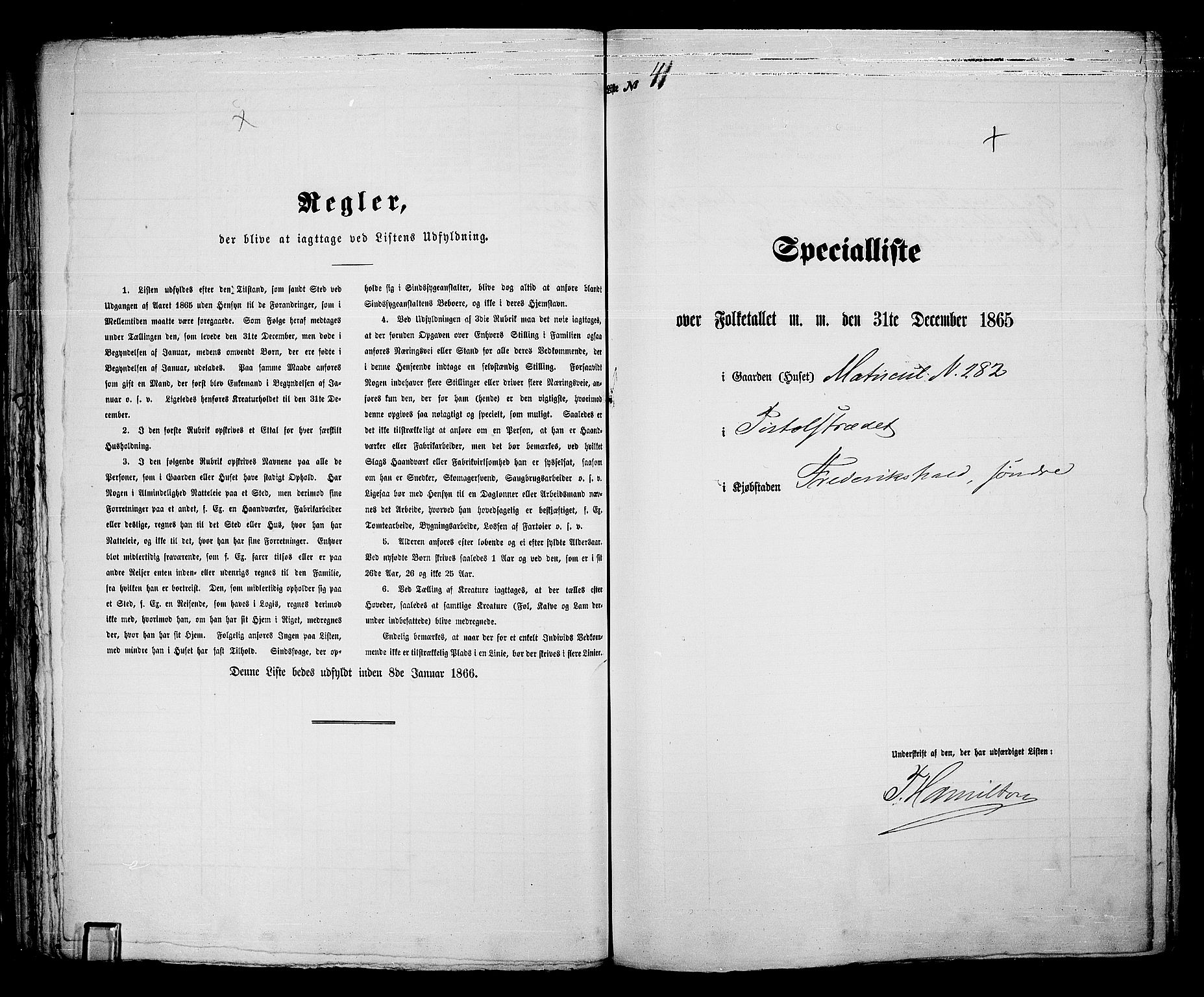 RA, Folketelling 1865 for 0101P Fredrikshald prestegjeld, 1865, s. 89