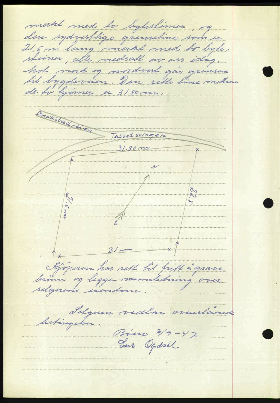 Romsdal sorenskriveri, AV/SAT-A-4149/1/2/2C: Pantebok nr. A24, 1947-1947, Dagboknr: 2259/1947