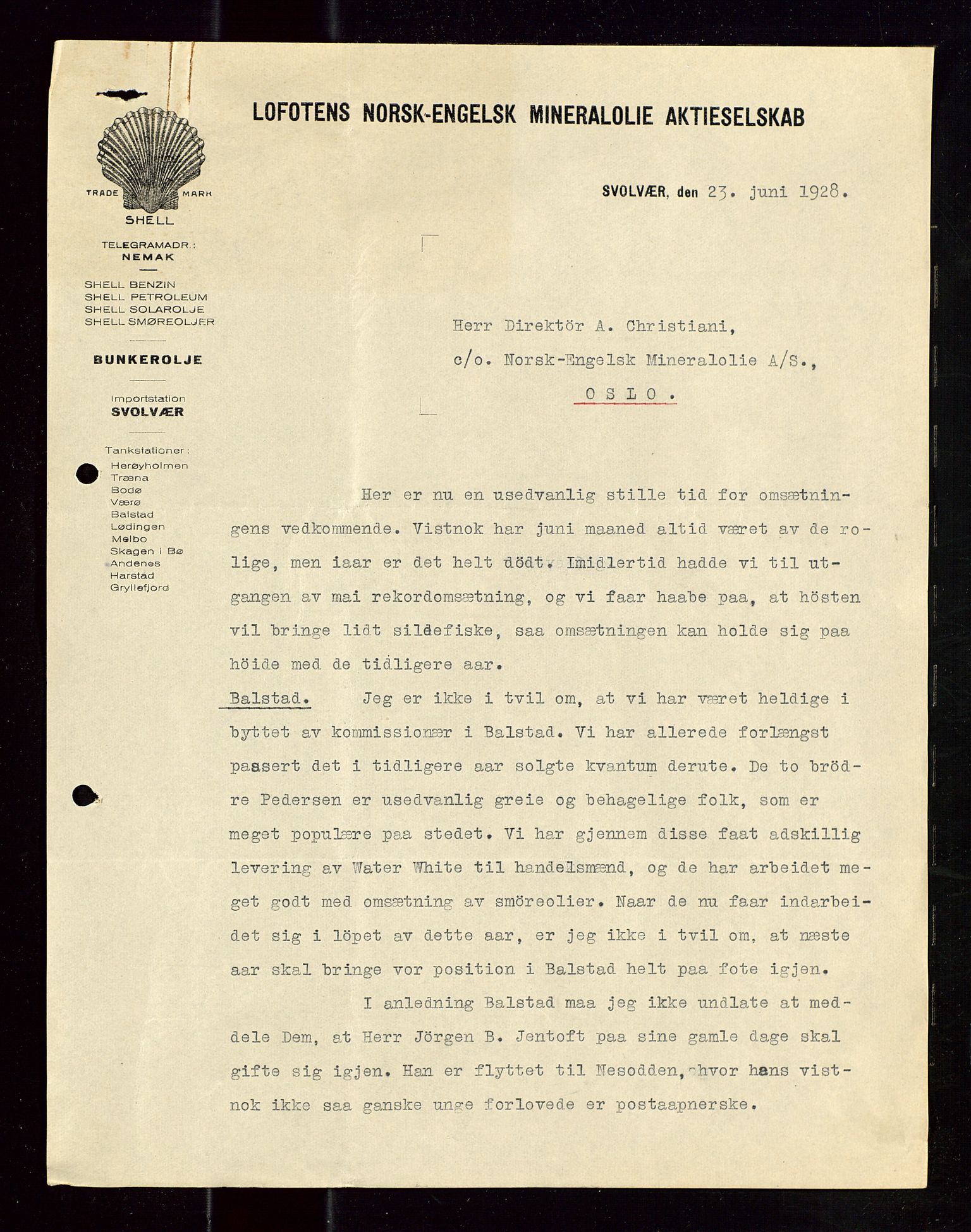 Pa 1521 - A/S Norske Shell, AV/SAST-A-101915/E/Ea/Eaa/L0023: Sjefskorrespondanse, 1928, s. 24