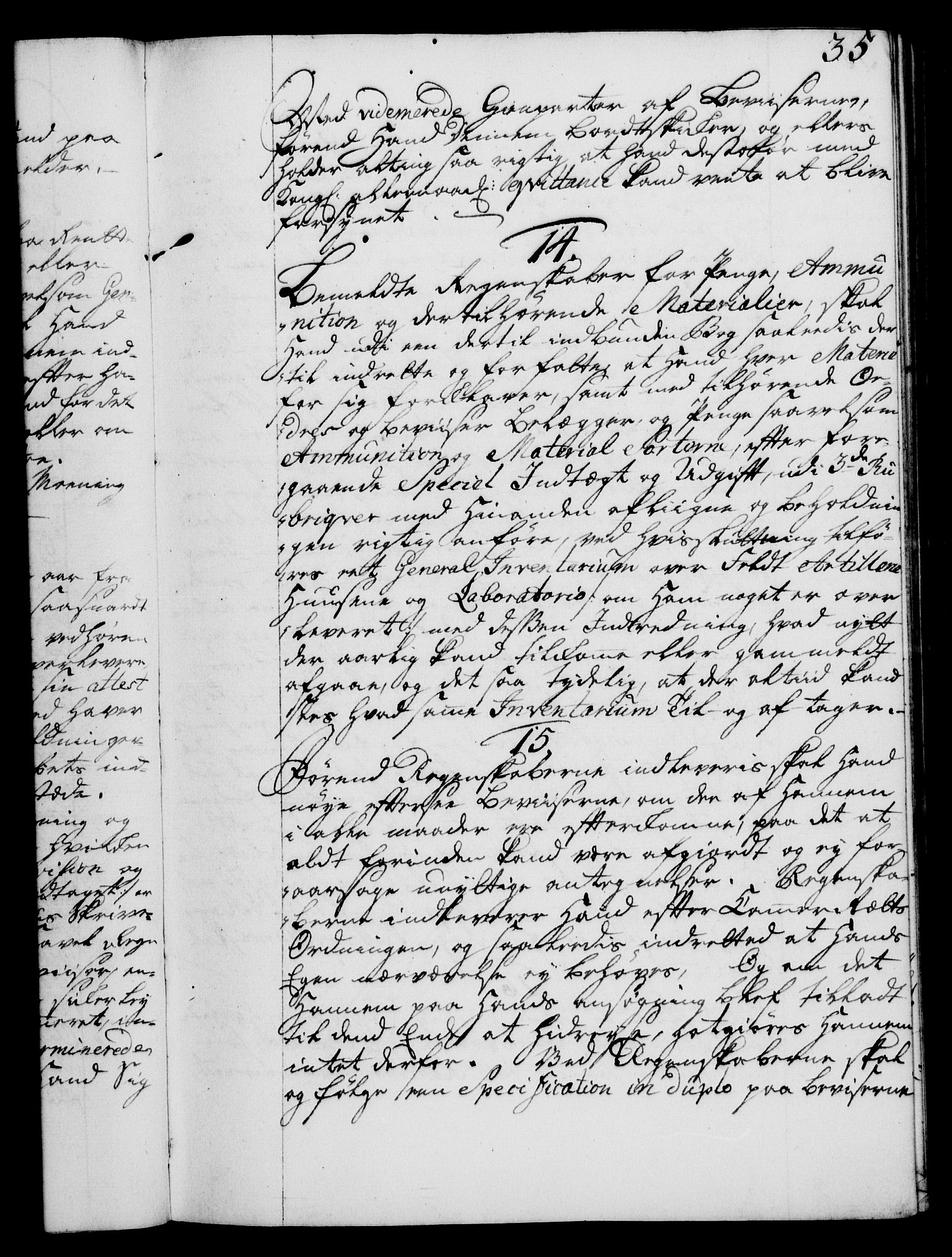 Rentekammeret, Kammerkanselliet, RA/EA-3111/G/Gg/Ggi/L0003: Norsk instruksjonsprotokoll med register (merket RK 53.36), 1751-1775, s. 35