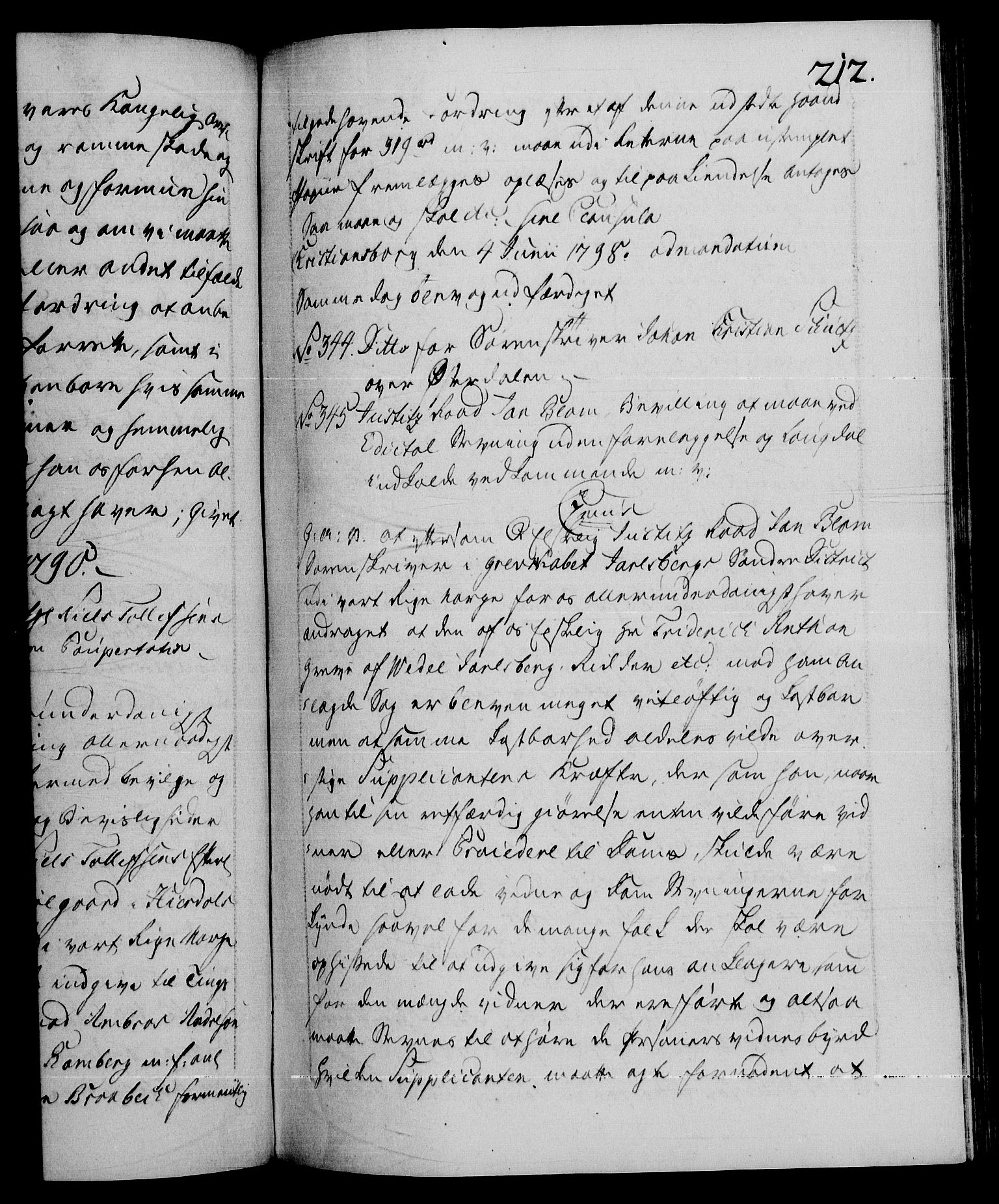 Danske Kanselli 1572-1799, AV/RA-EA-3023/F/Fc/Fca/Fcaa/L0053: Norske registre, 1790-1791, s. 212a
