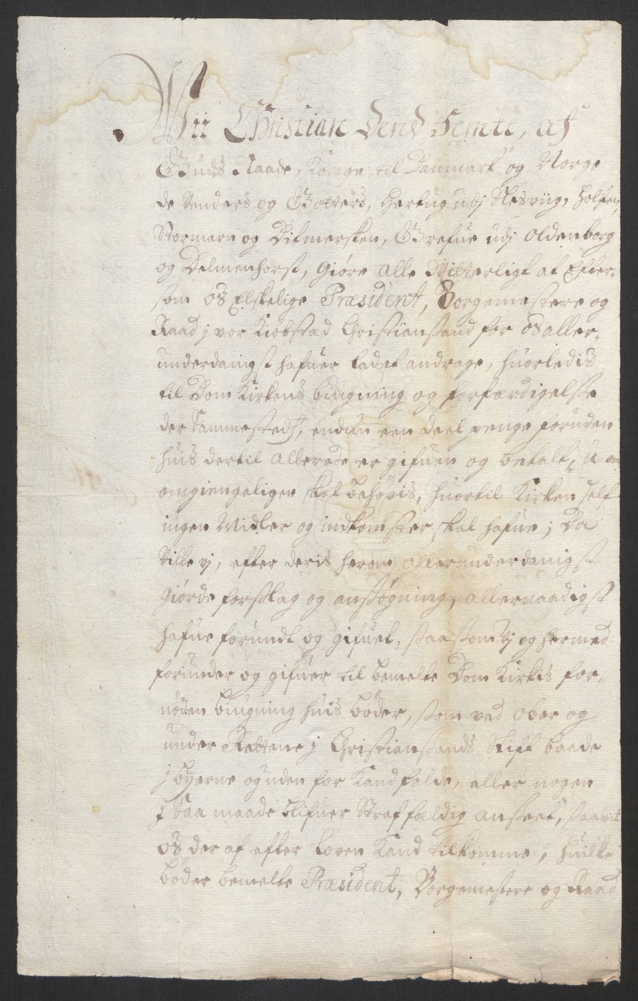 Rentekammeret inntil 1814, Reviderte regnskaper, Byregnskaper, AV/RA-EA-4066/R/Rm/L0285: [M18] Sikt og sakefall, 1681-1718, s. 335