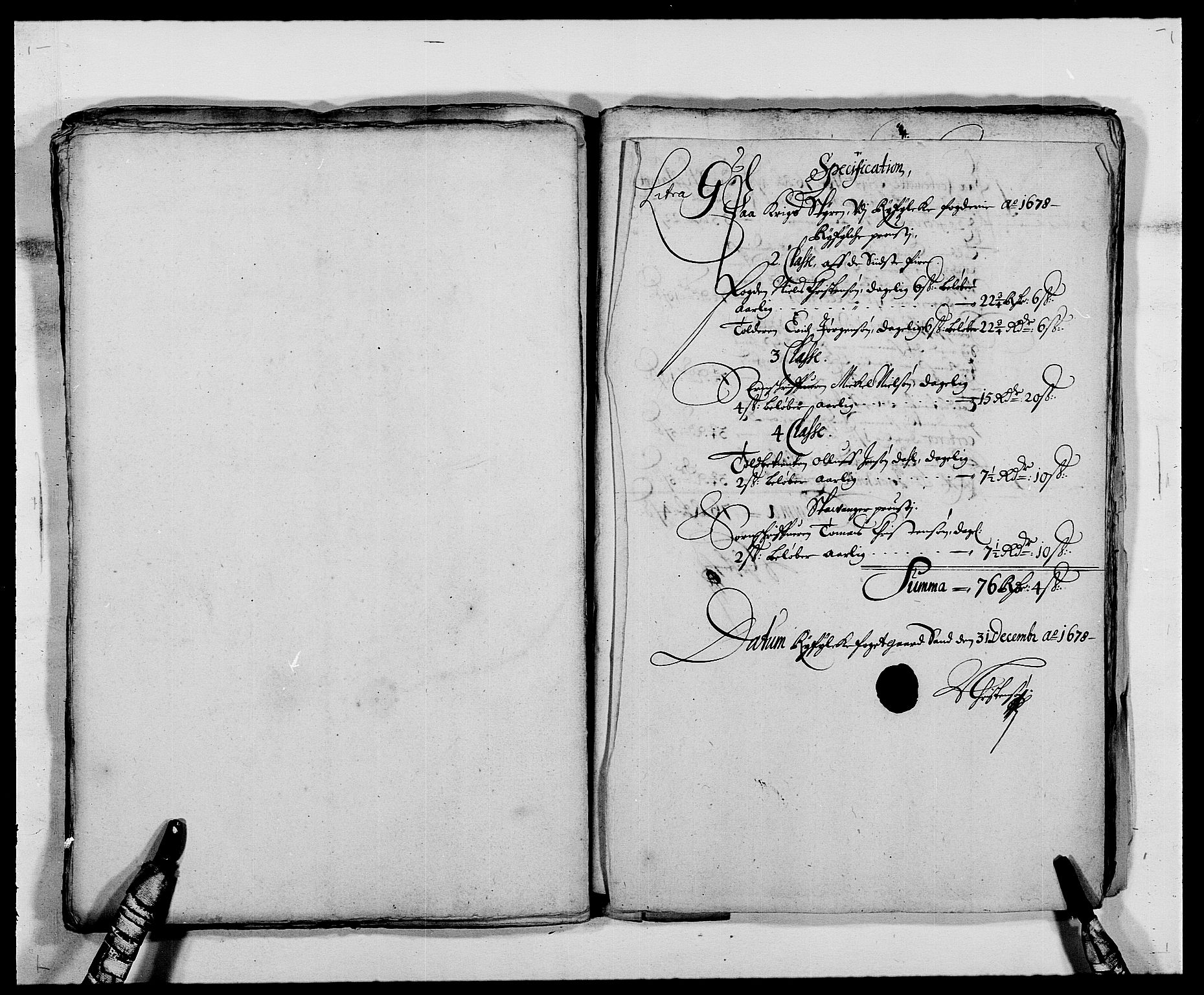 Rentekammeret inntil 1814, Reviderte regnskaper, Fogderegnskap, AV/RA-EA-4092/R47/L2848: Fogderegnskap Ryfylke, 1678, s. 246