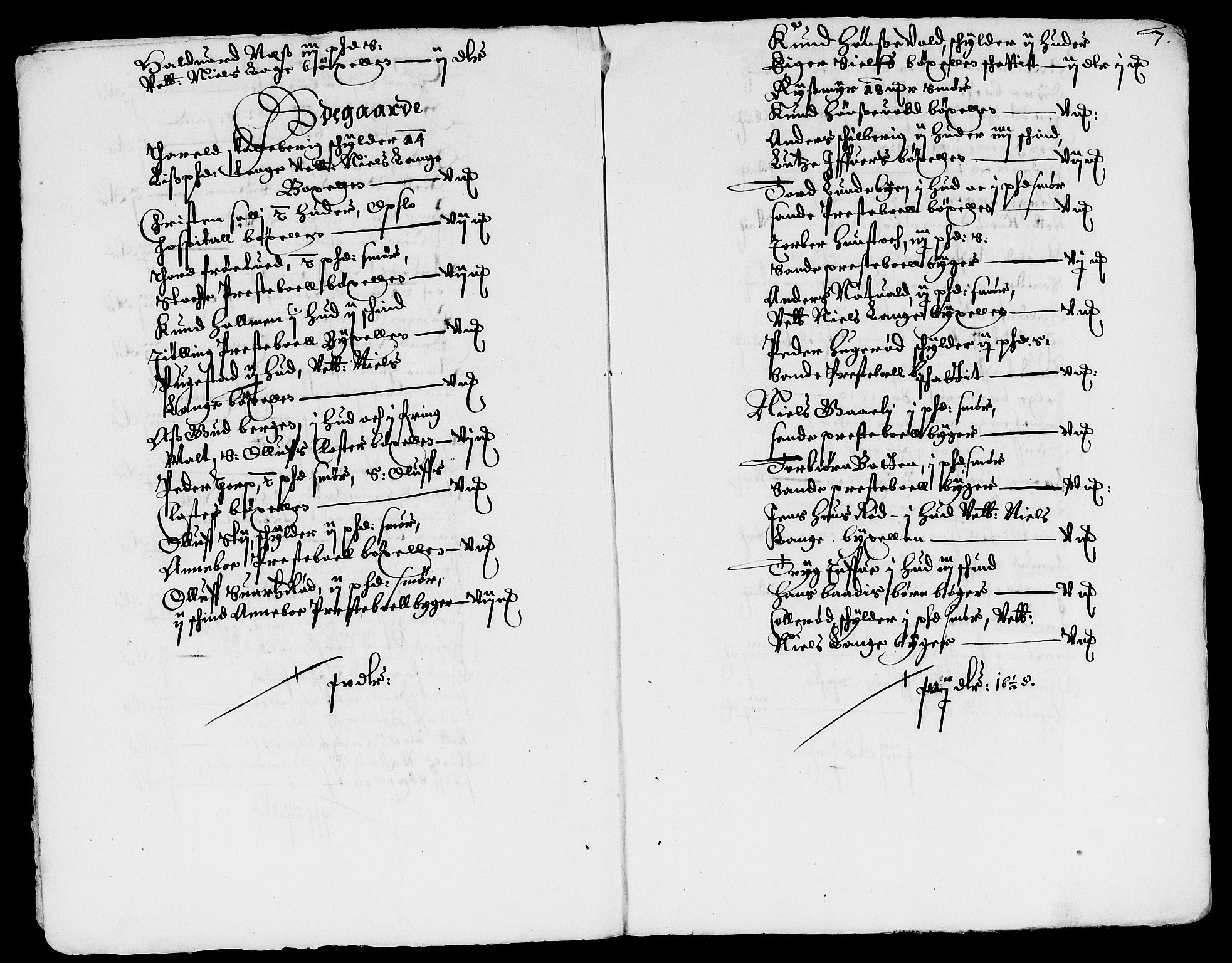 Rentekammeret inntil 1814, Reviderte regnskaper, Lensregnskaper, AV/RA-EA-5023/R/Rb/Rbl/L0010: Brunla len, 1643-1652