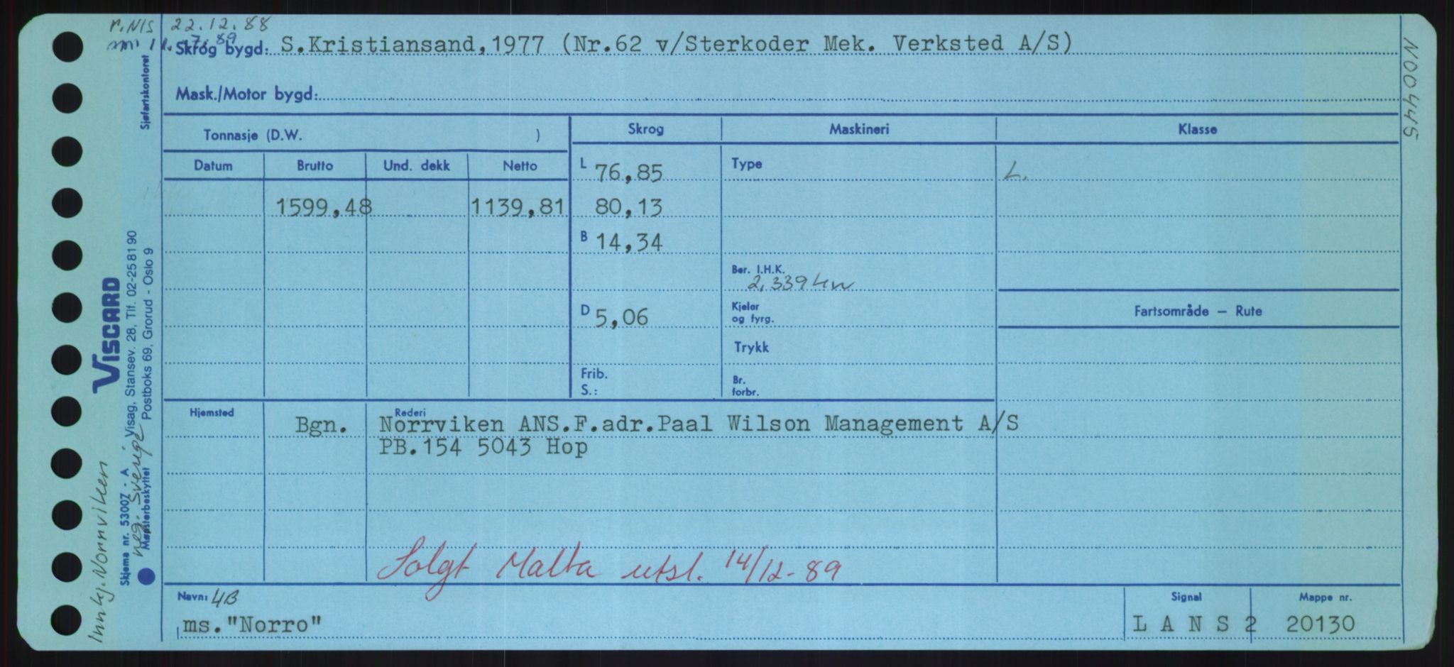 Sjøfartsdirektoratet med forløpere, Skipsmålingen, AV/RA-S-1627/H/Hd/L0027: Fartøy, Norhop-Nør, s. 107