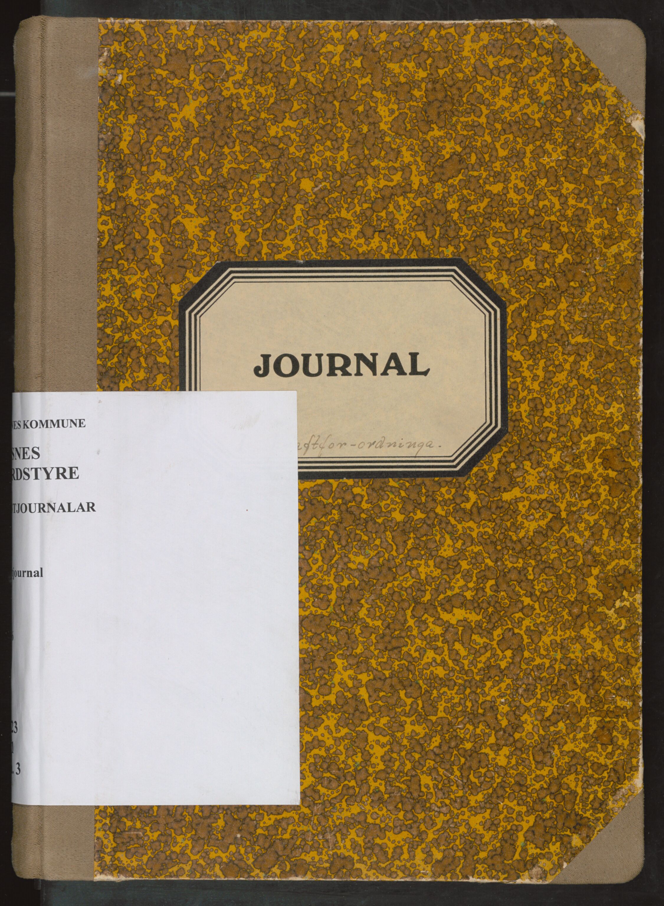 Tysnes kommune. Jordstyret, IKAH/1223-621/C/Ca/L0003: Postjournal for Tysnes jordstyre, kraftforordninga, 1956