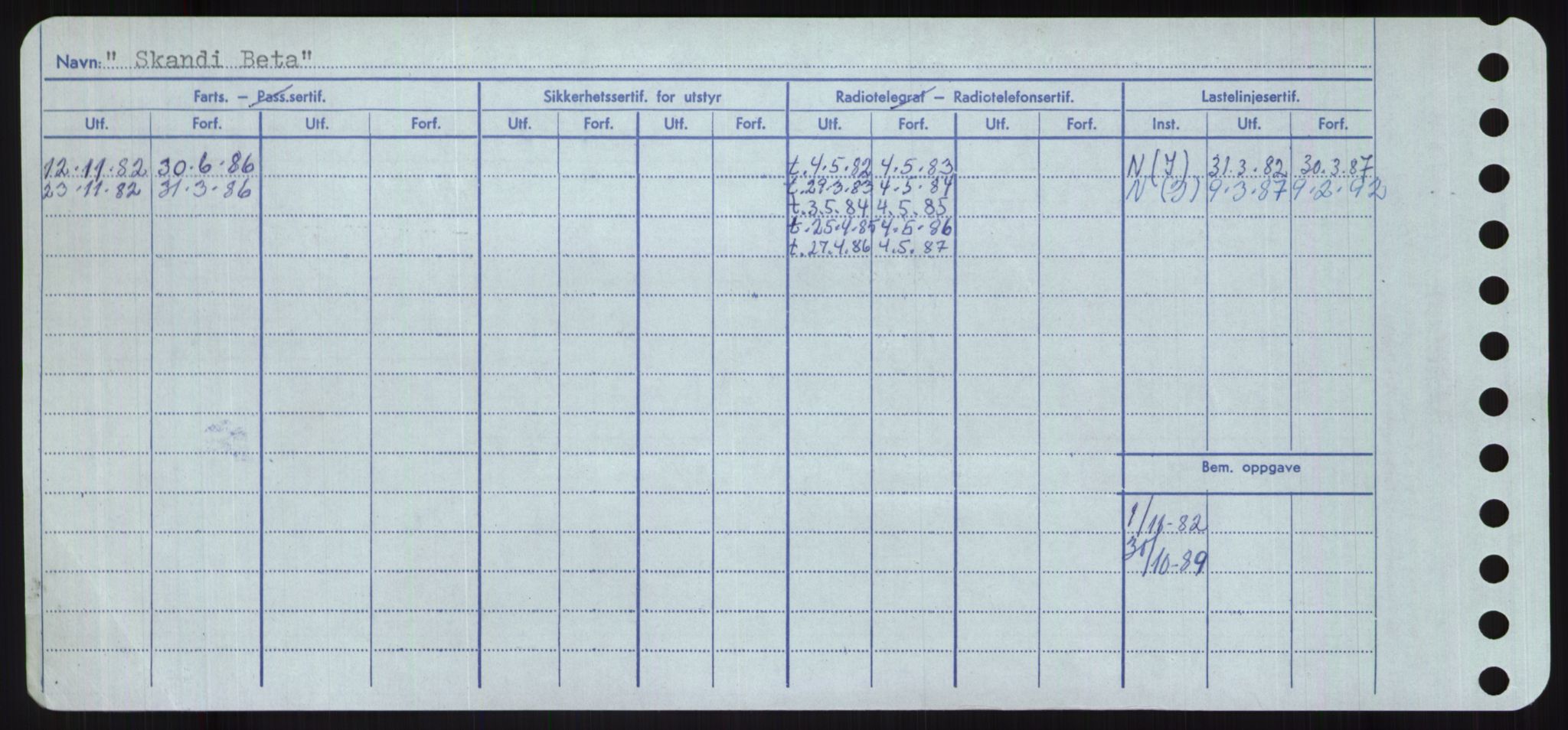 Sjøfartsdirektoratet med forløpere, Skipsmålingen, RA/S-1627/H/Ha/L0005/0001: Fartøy, S-Sven / Fartøy, S-Skji, s. 632