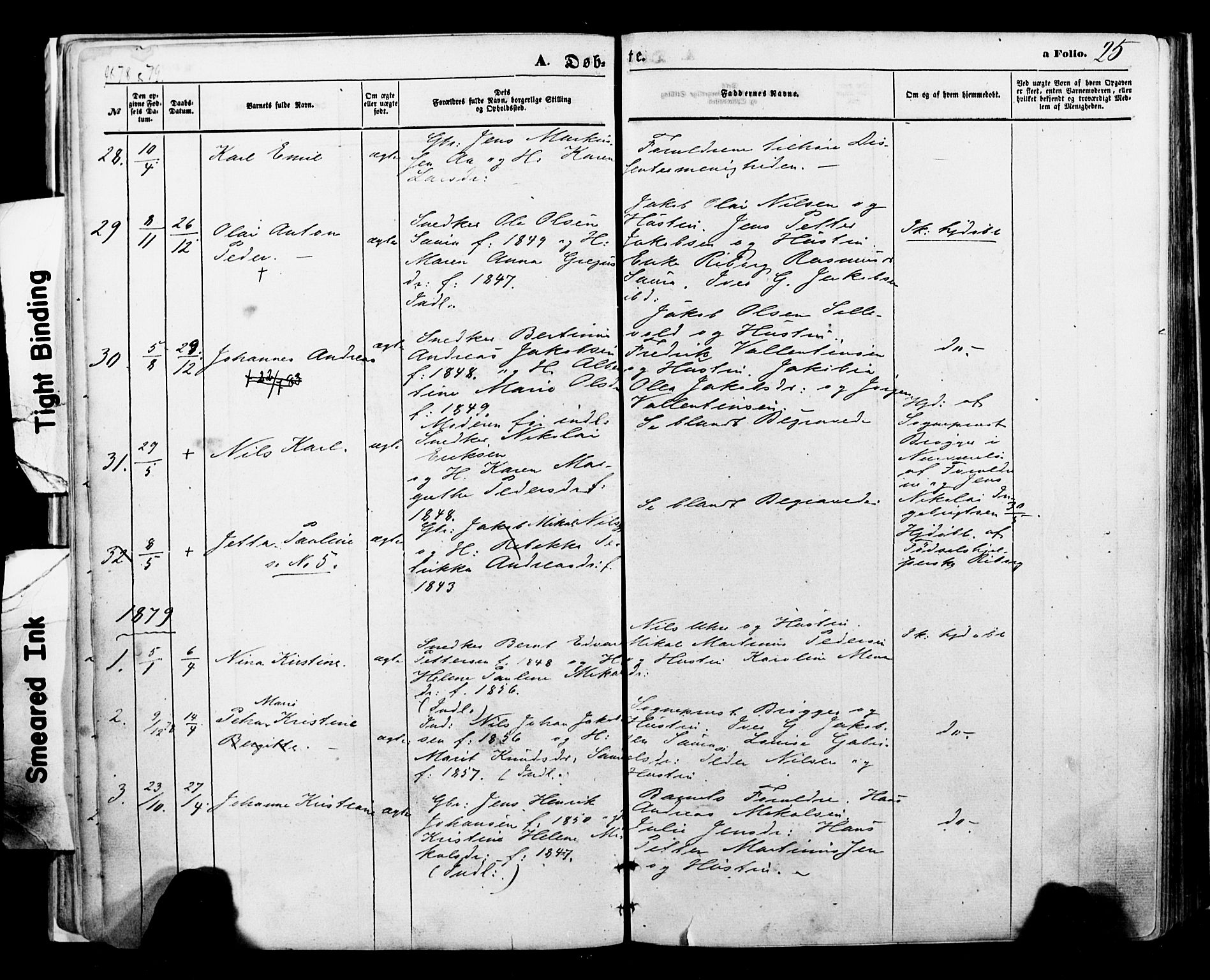 Ministerialprotokoller, klokkerbøker og fødselsregistre - Nordland, AV/SAT-A-1459/897/L1397: Ministerialbok nr. 897A05 /1, 1867-1880, s. 25