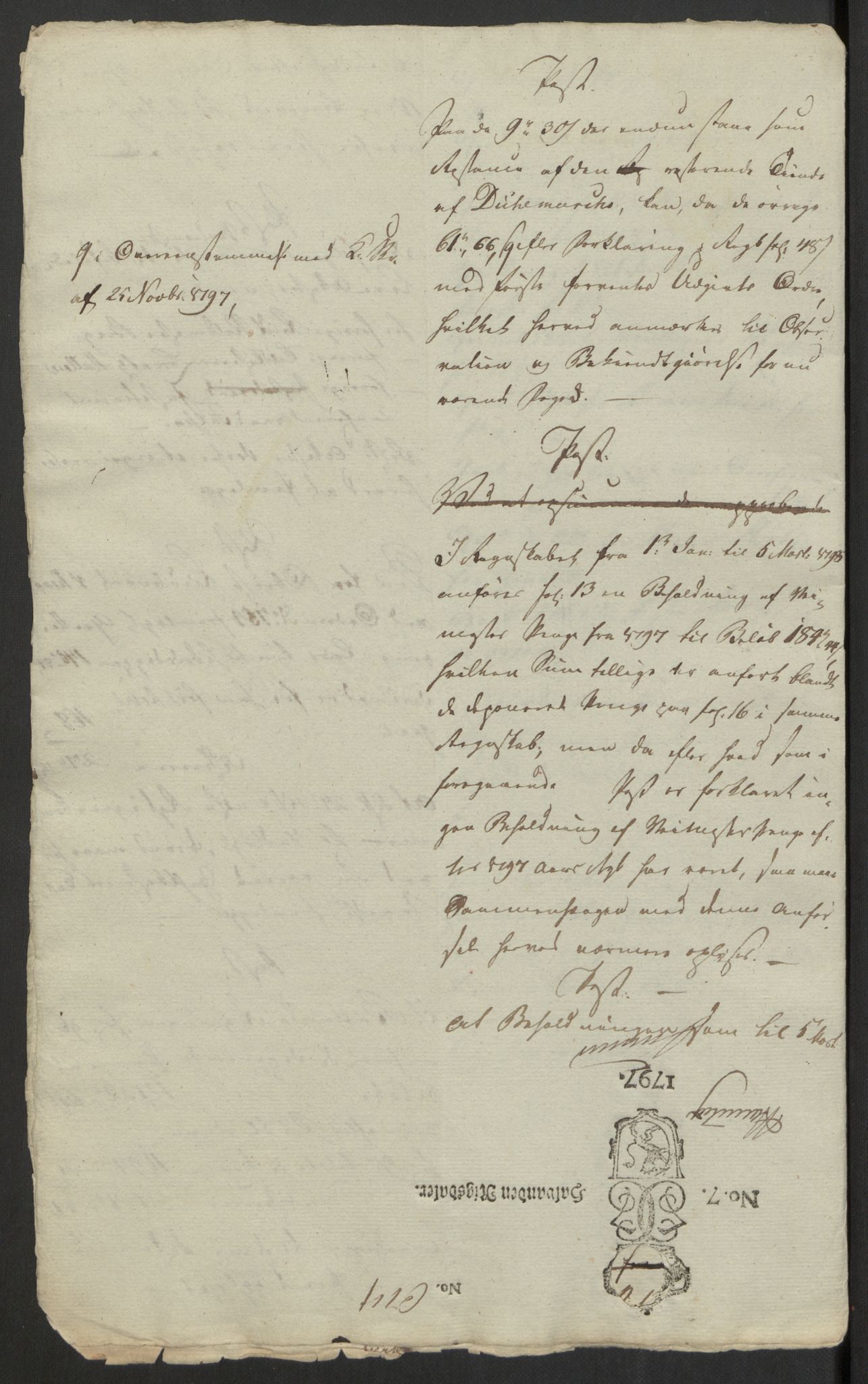 Rentekammeret inntil 1814, Realistisk ordnet avdeling, AV/RA-EA-4070/G/Gb/Gbb/L0029/0001: Jernverk / [Db II 6]: Dokumenter om Lesja, Moss, Mostadmarken, Nissedal (og Omdal kobberverk), Odal, Osen (Romsdal) og Vigeland jernverk, 1670-1810, s. 12