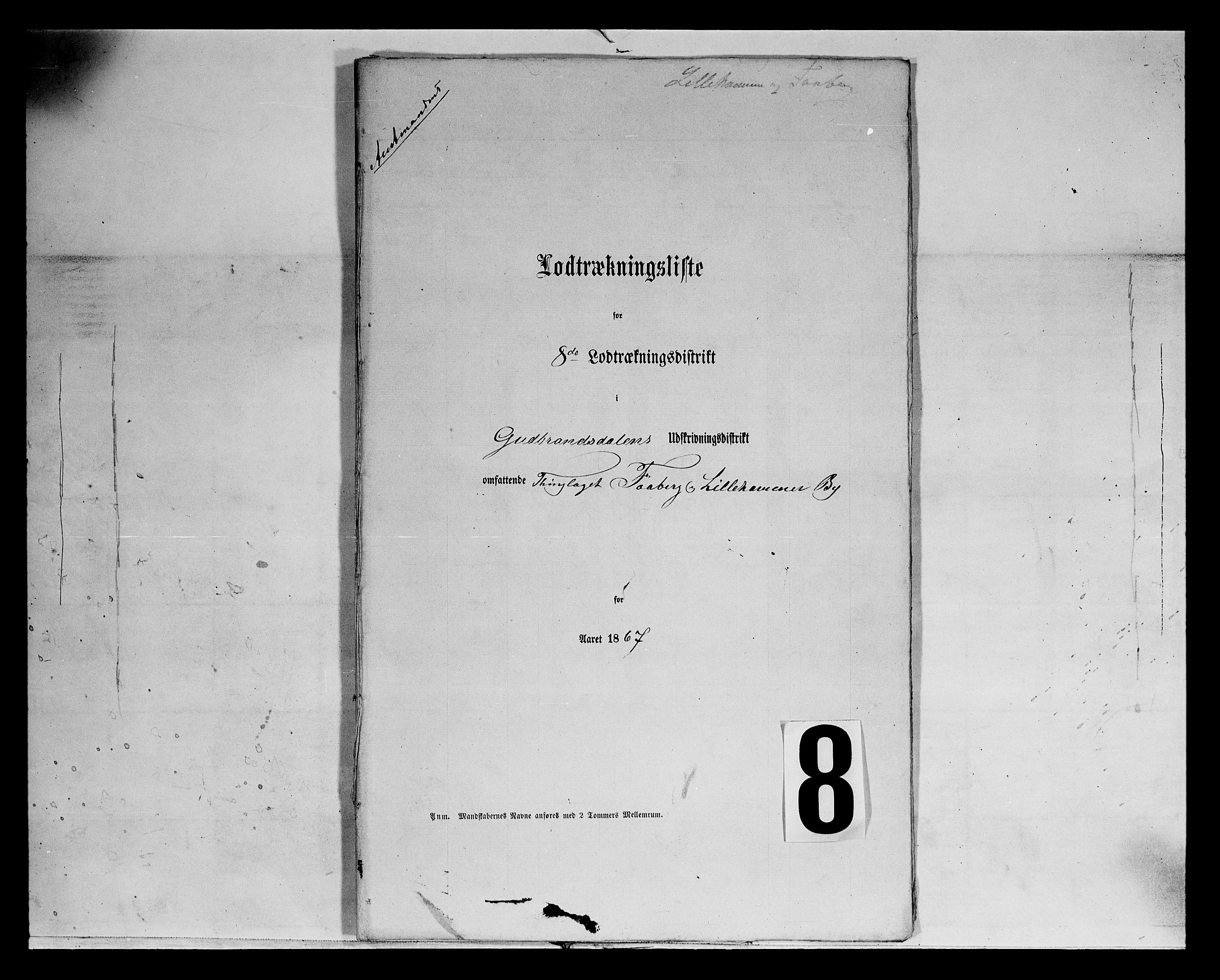 Fylkesmannen i Oppland, SAH/FYO-002/1/K/Kg/L1172: Fåberg, Lillehammer og Gausdal, 1860-1879, s. 120