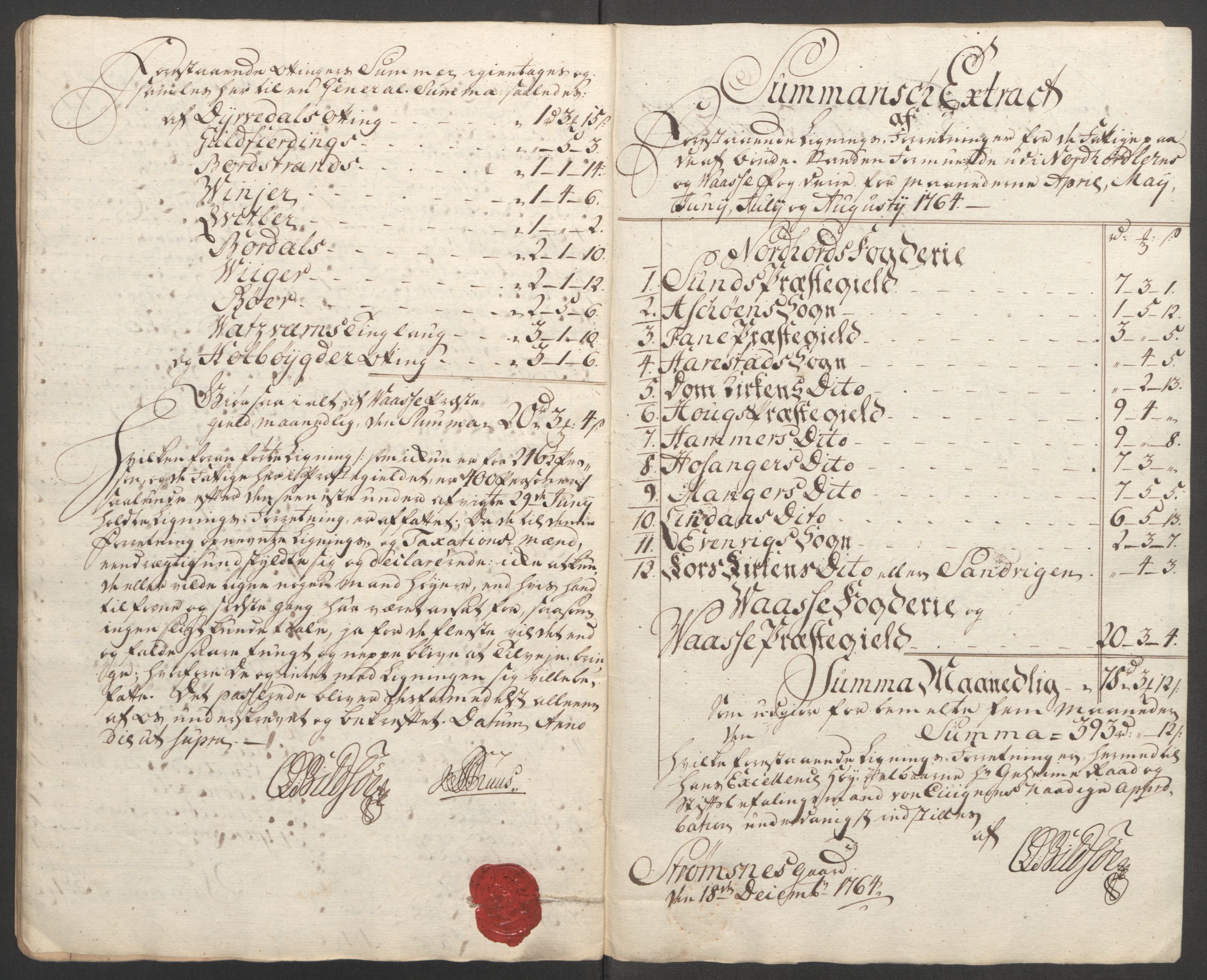 Rentekammeret inntil 1814, Reviderte regnskaper, Fogderegnskap, AV/RA-EA-4092/R51/L3303: Ekstraskatten Nordhordland og Voss, 1762-1772, s. 459