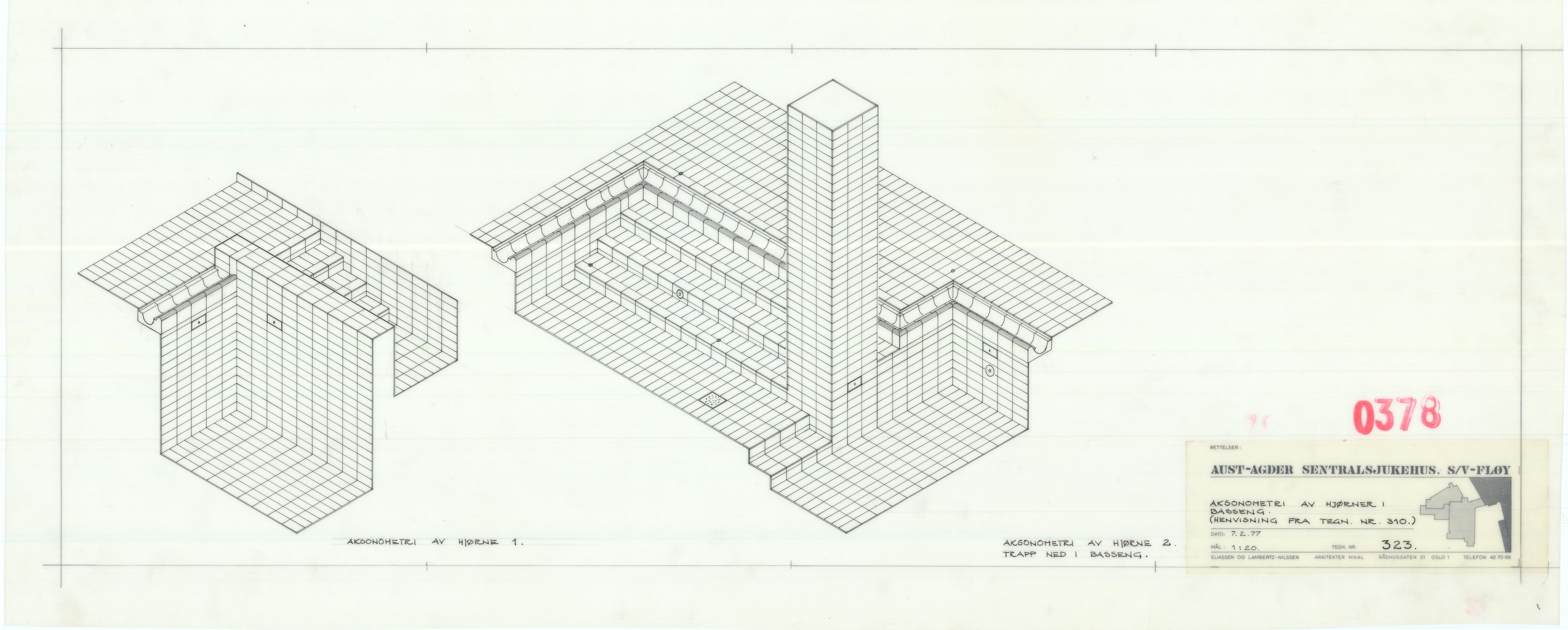 Eliassen og Lambertz-Nilssen Arkitekter, AAKS/PA-2983/T/T03/L0006: Tegningskogger 378, 1974-1978, s. 27