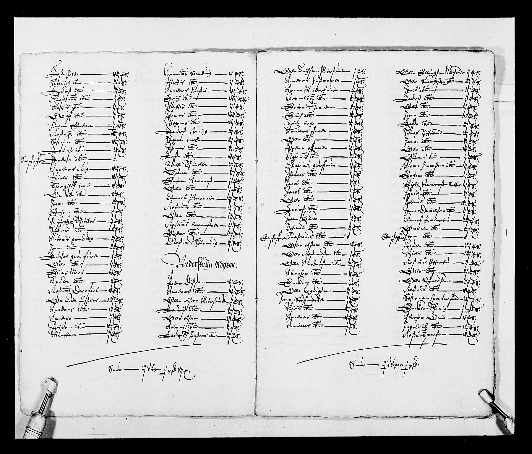 Stattholderembetet 1572-1771, AV/RA-EA-2870/Ek/L0026/0002: Jordebøker 1633-1658: / Tiendelister fra Bergenhus len, 1642-1647, s. 61