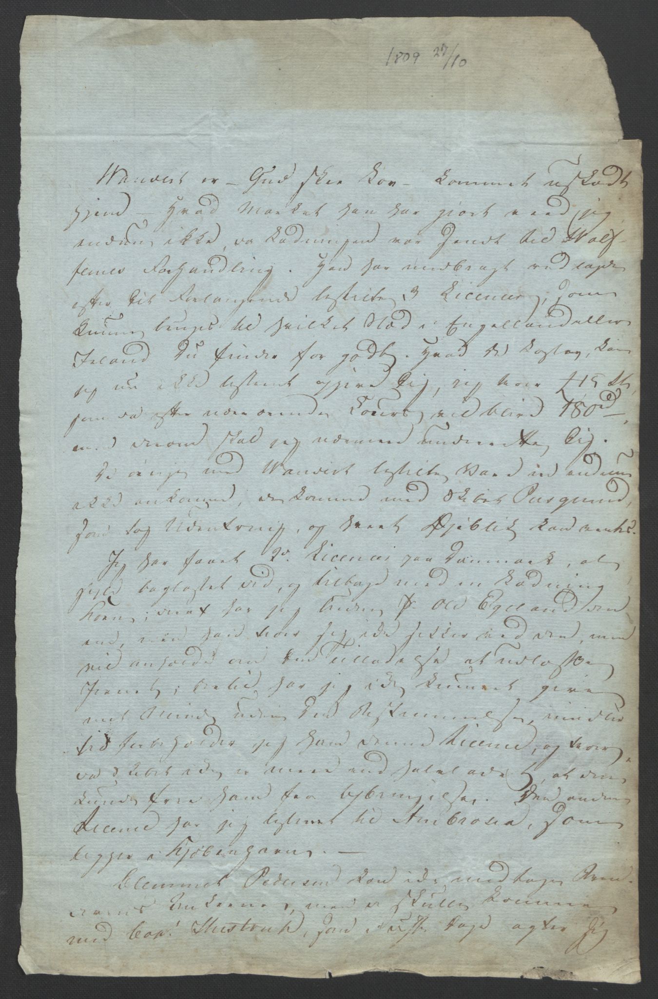 Faye, Andreas, AV/RA-PA-0015/F/Fh/L0026/0001: -- / Smaa-bidrag til Norges historie i det 19de aarhundrede. Særlig brev til J. Aall 1808-1810 og 1815. Endel pakker in folio, s. 32