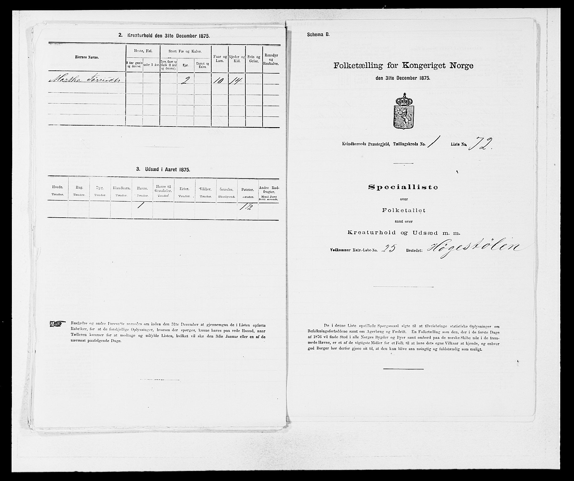 SAB, Folketelling 1875 for 1224P Kvinnherad prestegjeld, 1875, s. 191