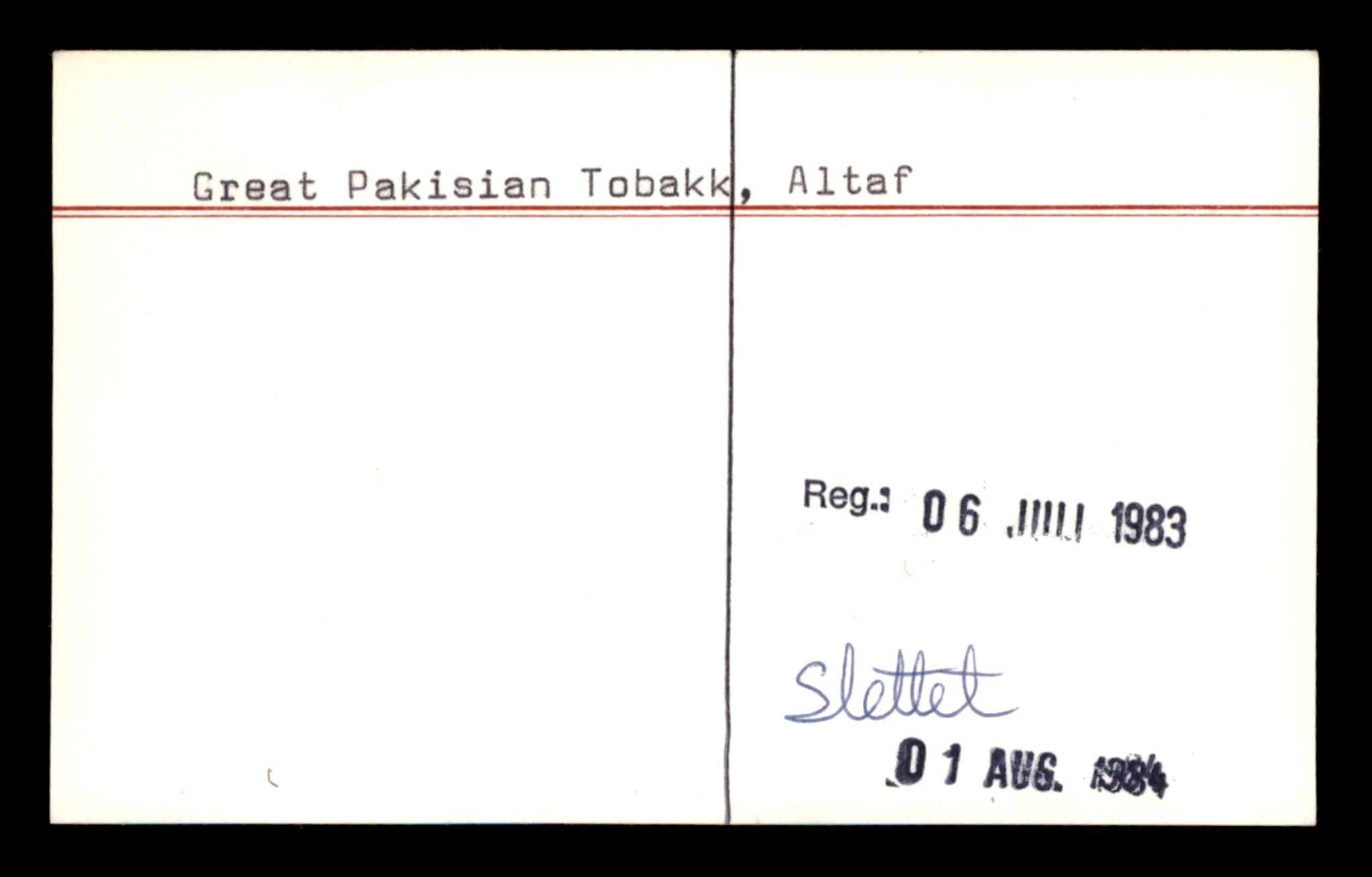Oslo byfogd, Handelsregisteret, AV/SAT-A-10867/G/Ga/Gad/L0044: Kartotekkort - Slettede foretak, Gre-Ham, 1890-1990