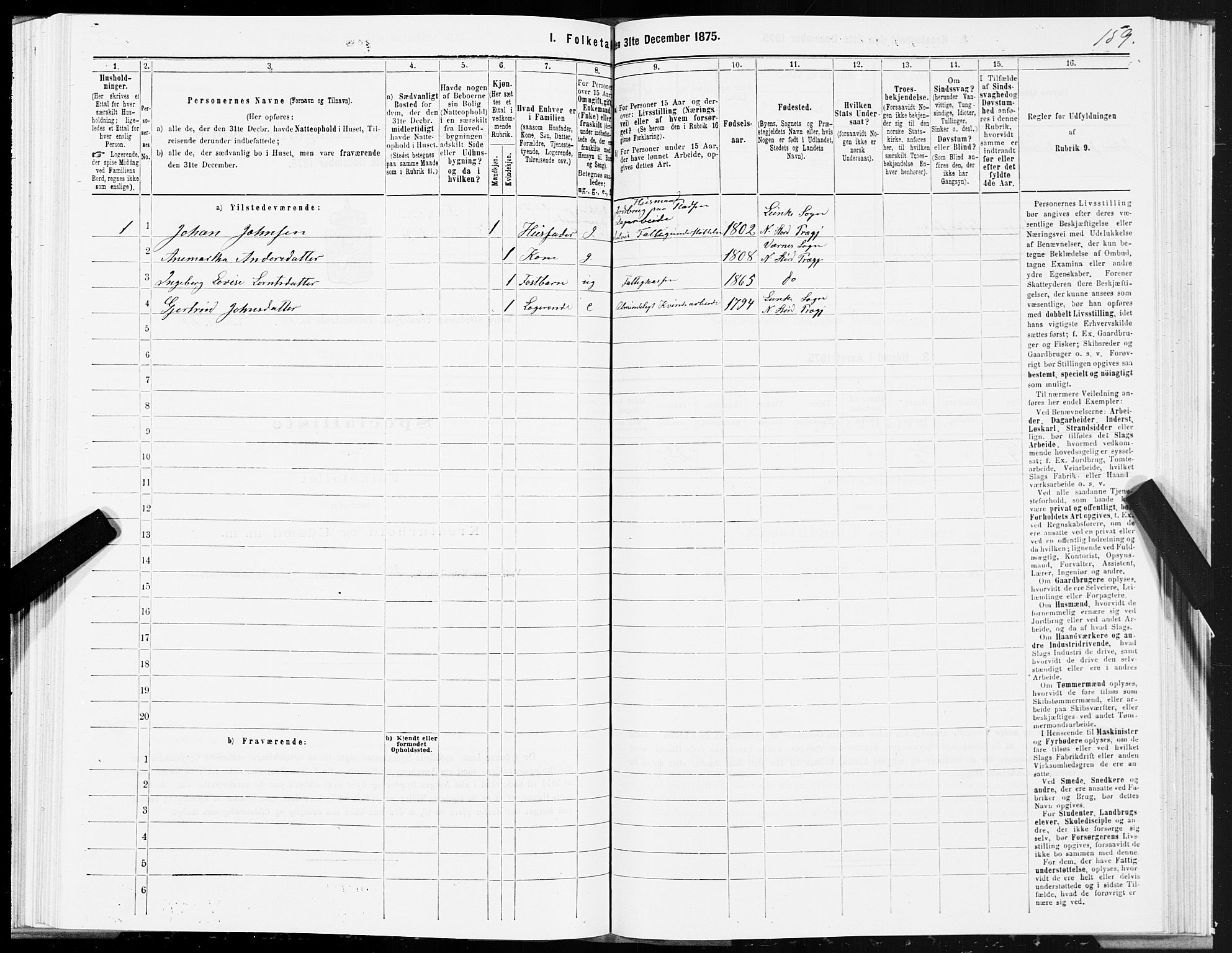 SAT, Folketelling 1875 for 1714P Nedre Stjørdal prestegjeld, 1875, s. 9159