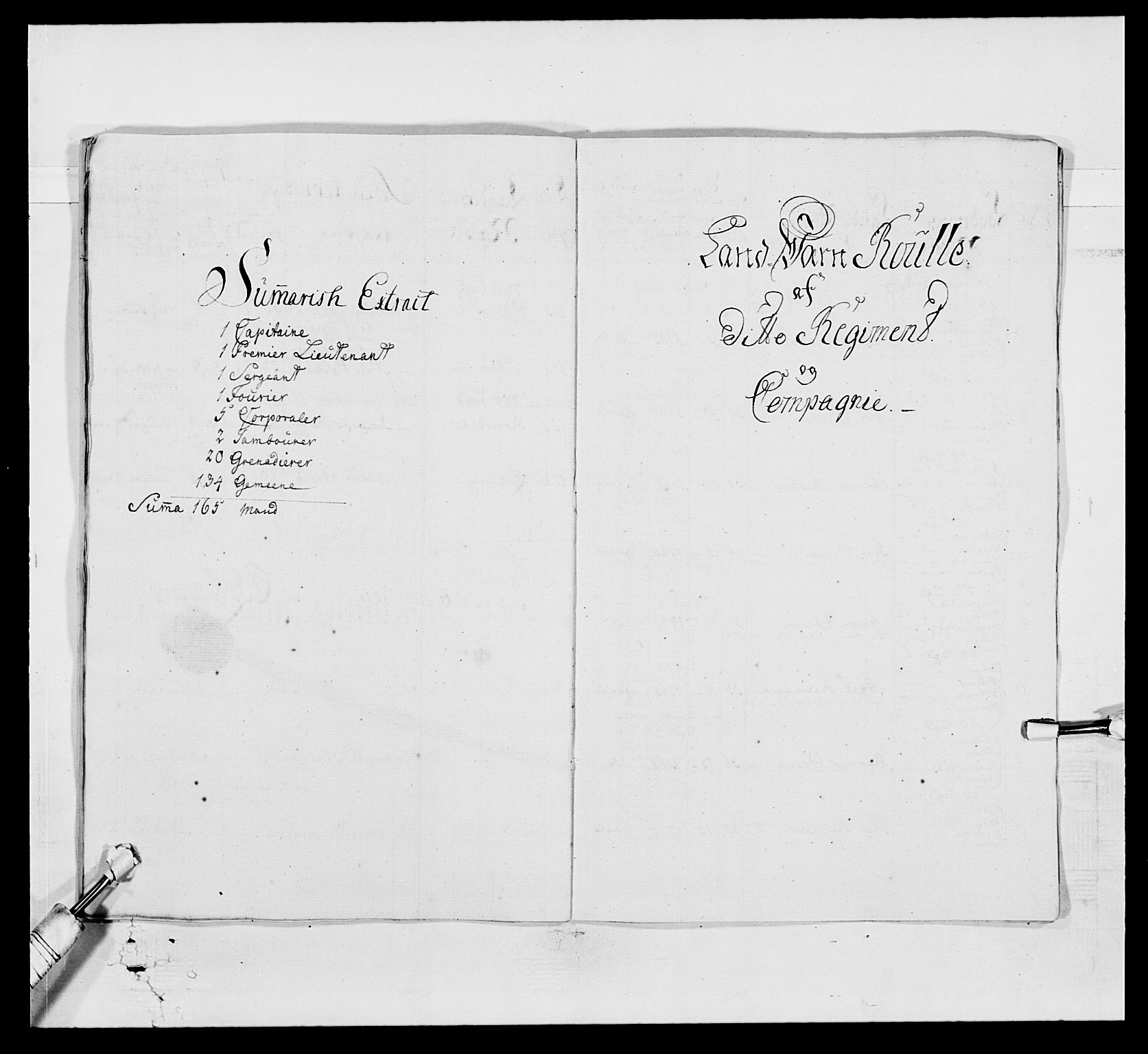 Kommanderende general (KG I) med Det norske krigsdirektorium, AV/RA-EA-5419/E/Ea/L0519: 1. Bergenhusiske regiment, 1767, s. 268