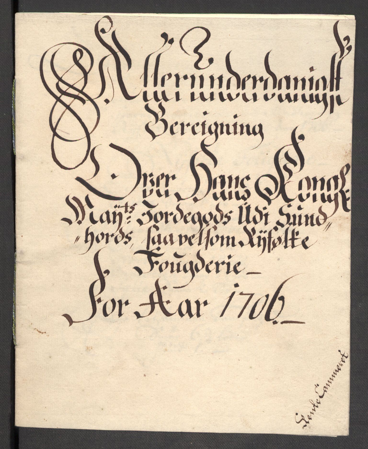 Rentekammeret inntil 1814, Reviderte regnskaper, Fogderegnskap, RA/EA-4092/R48/L2984: Fogderegnskap Sunnhordland og Hardanger, 1706-1707, s. 32