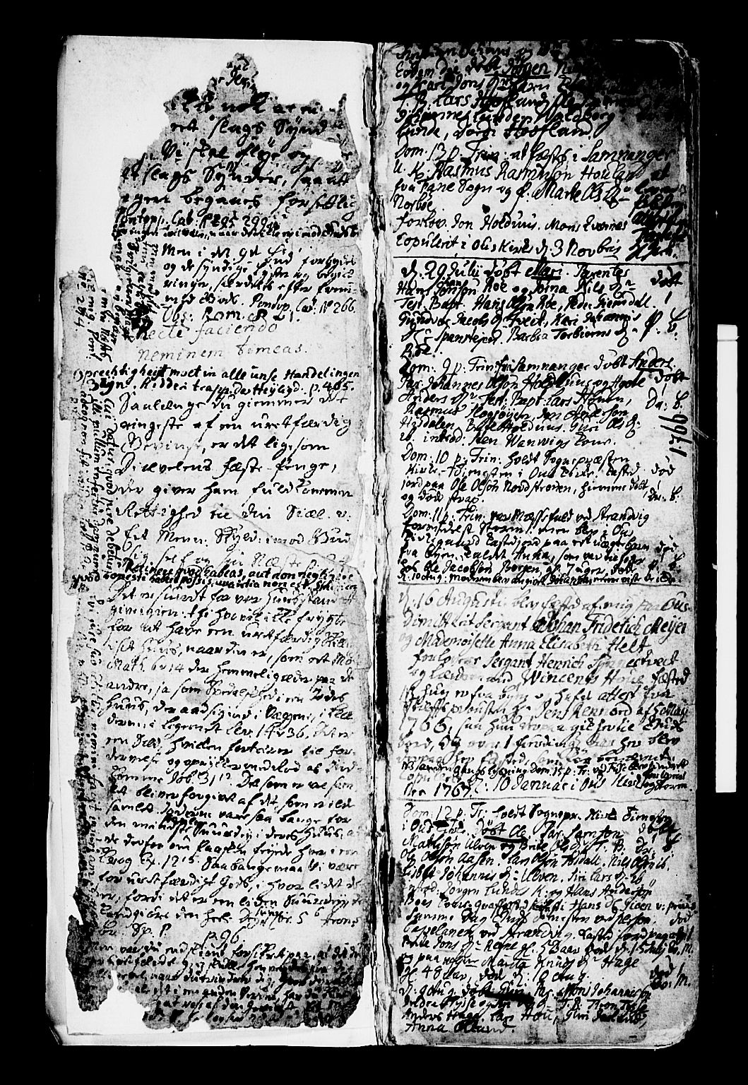 Os sokneprestembete, SAB/A-99929: Ministerialbok nr. A 9, 1766-1779, s. 2