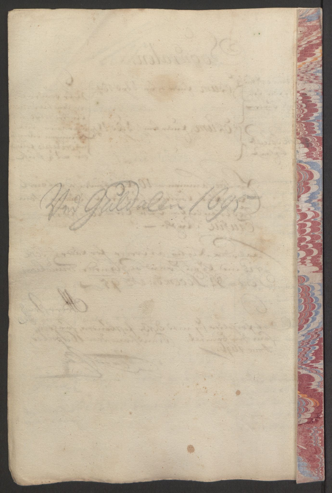 Rentekammeret inntil 1814, Reviderte regnskaper, Fogderegnskap, AV/RA-EA-4092/R60/L3945: Fogderegnskap Orkdal og Gauldal, 1695, s. 400