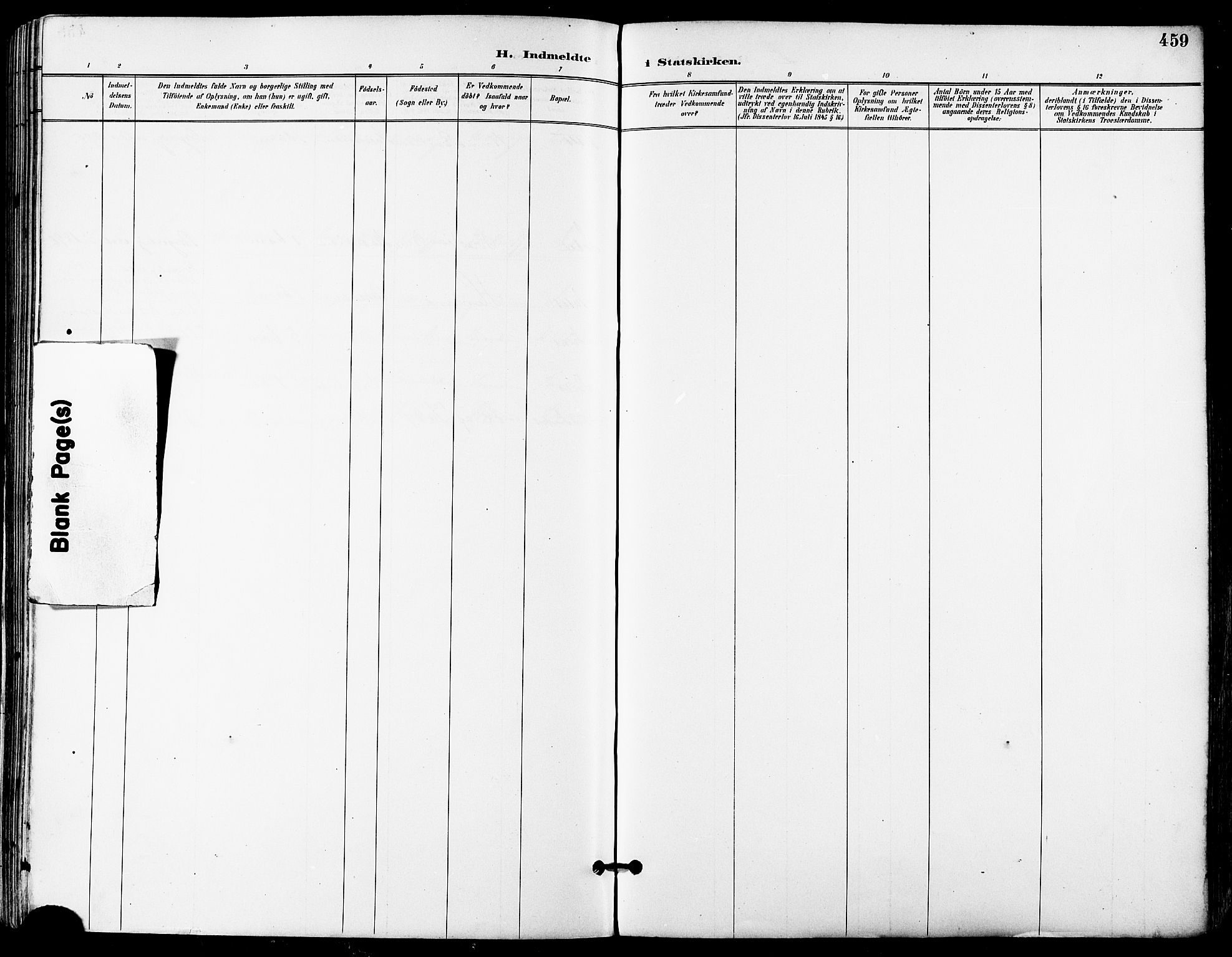 Trondenes sokneprestkontor, AV/SATØ-S-1319/H/Ha/L0016kirke: Ministerialbok nr. 16, 1890-1898, s. 459