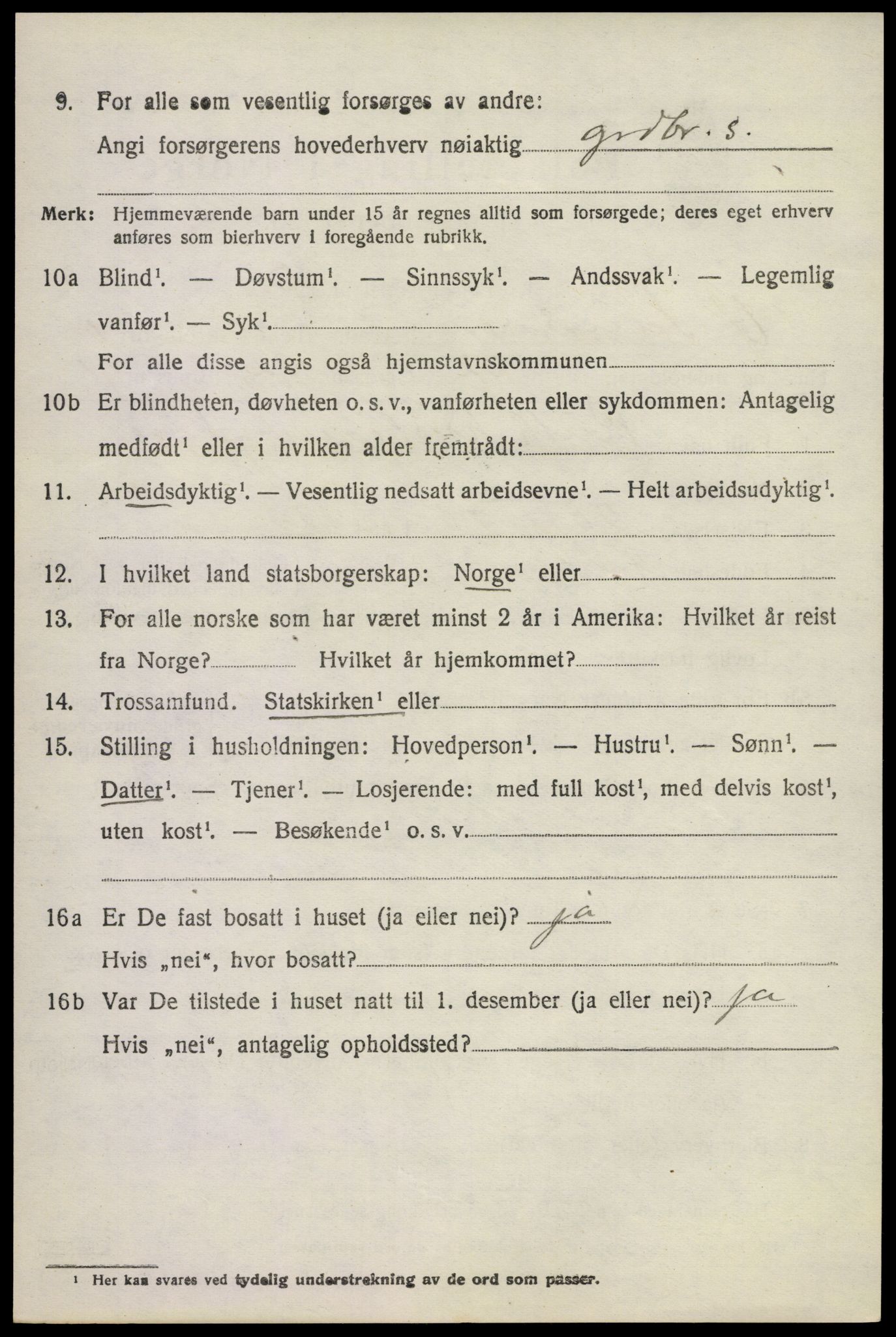 SAKO, Folketelling 1920 for 0630 Øvre Sandsvær herred, 1920, s. 1325