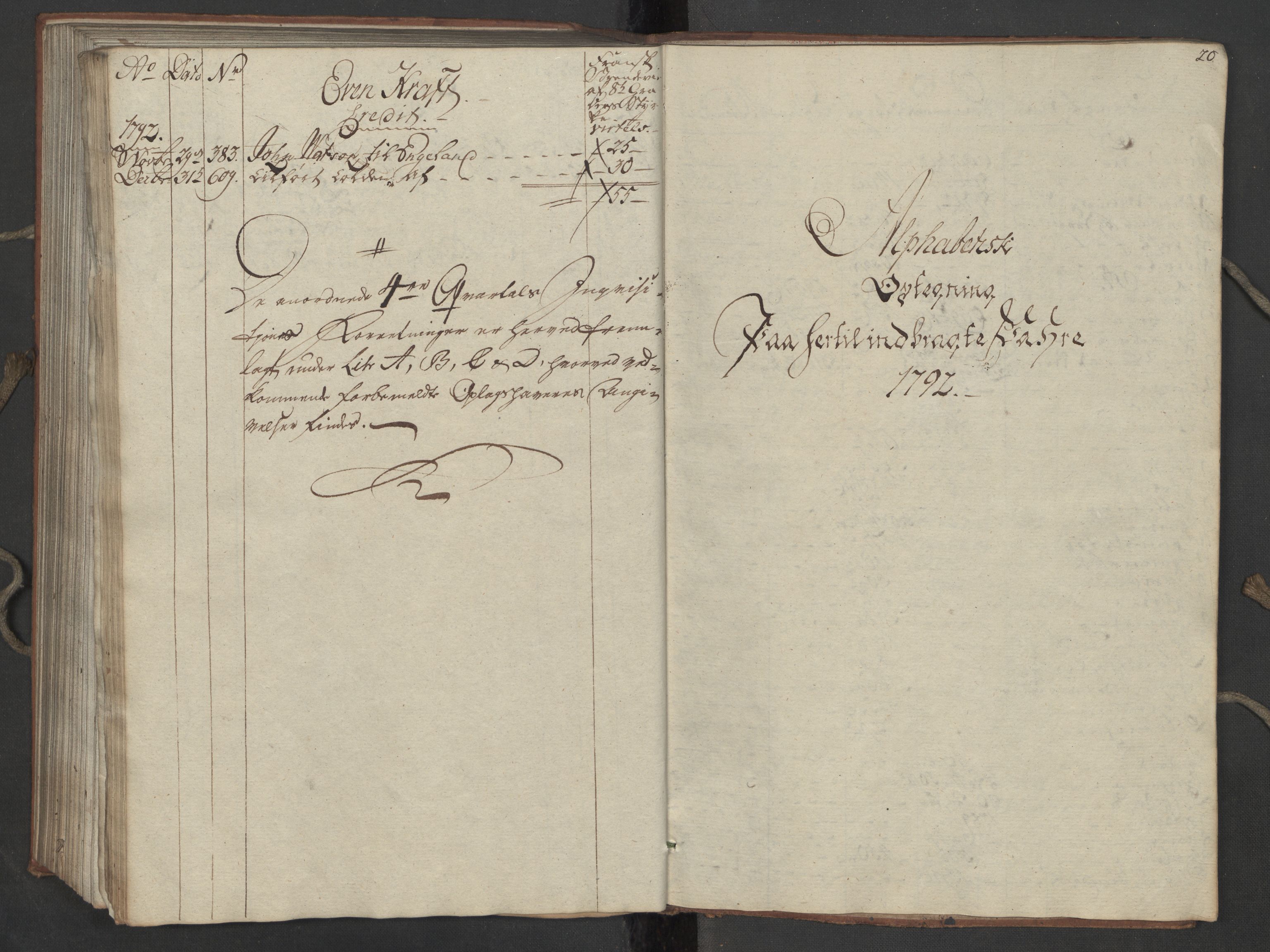 Generaltollkammeret, tollregnskaper, AV/RA-EA-5490/R16/L0115/0001: Tollregnskaper Kristiansand / Inngående tollbok, 1790-1792, s. 19b-20a