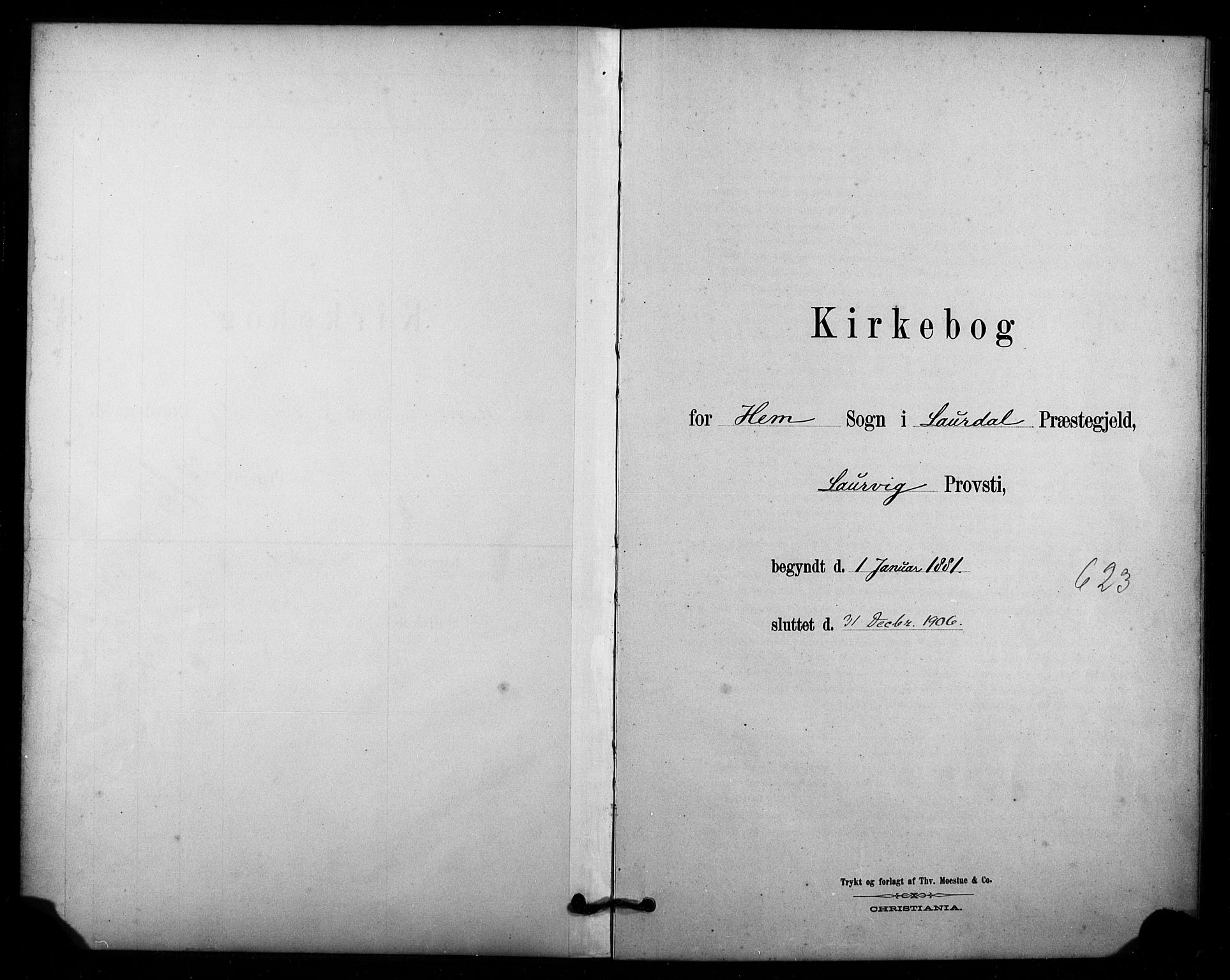 Lardal kirkebøker, SAKO/A-350/F/Fc/L0001: Ministerialbok nr. III 1, 1881-1906