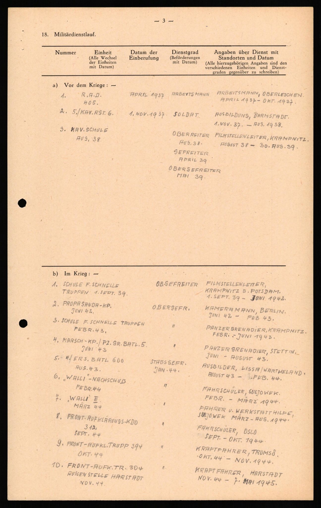 Forsvaret, Forsvarets overkommando II, AV/RA-RAFA-3915/D/Db/L0020: CI Questionaires. Tyske okkupasjonsstyrker i Norge. Tyskere., 1945-1946, s. 213