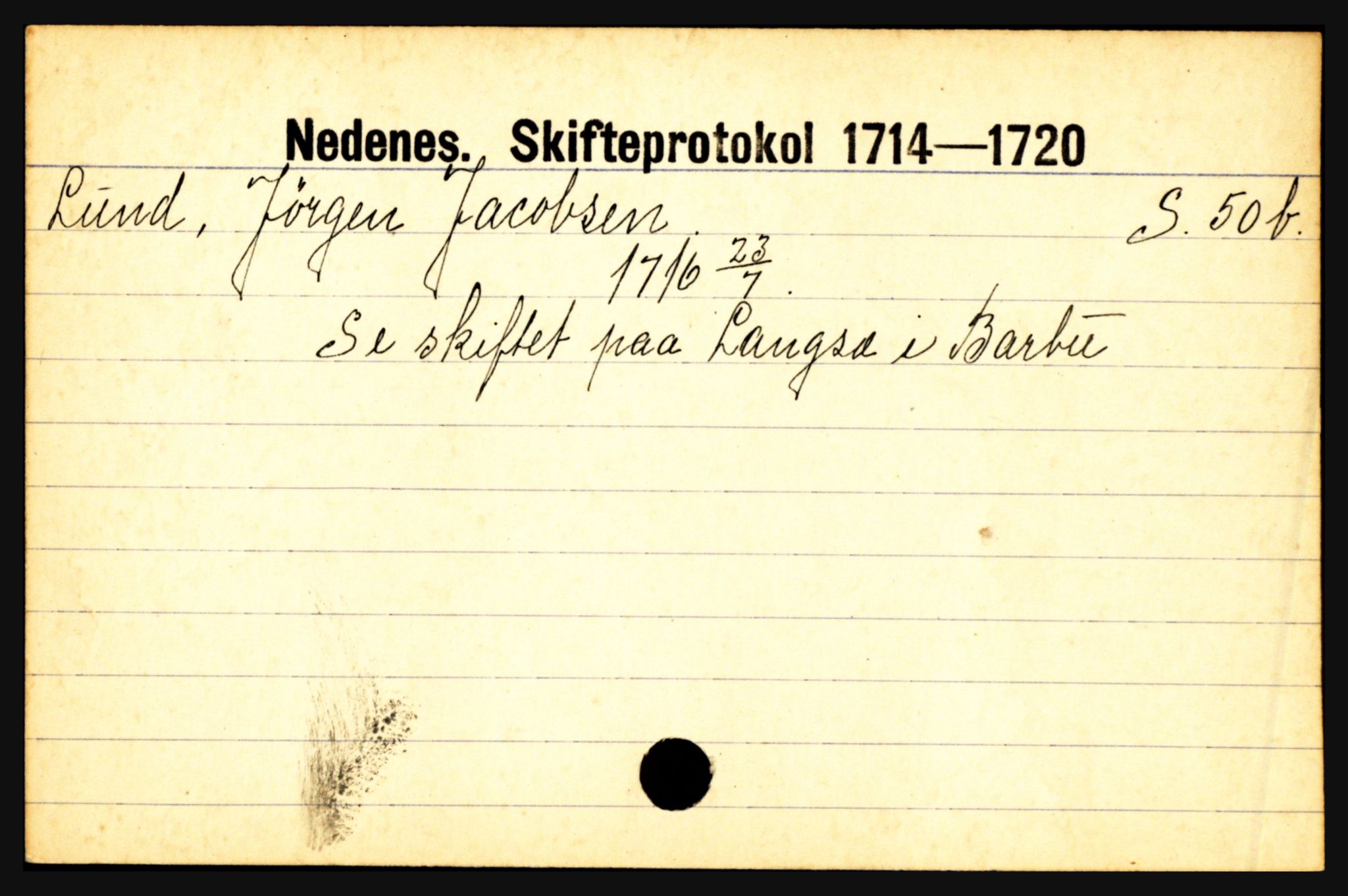 Nedenes sorenskriveri før 1824, AV/SAK-1221-0007/H, s. 18277