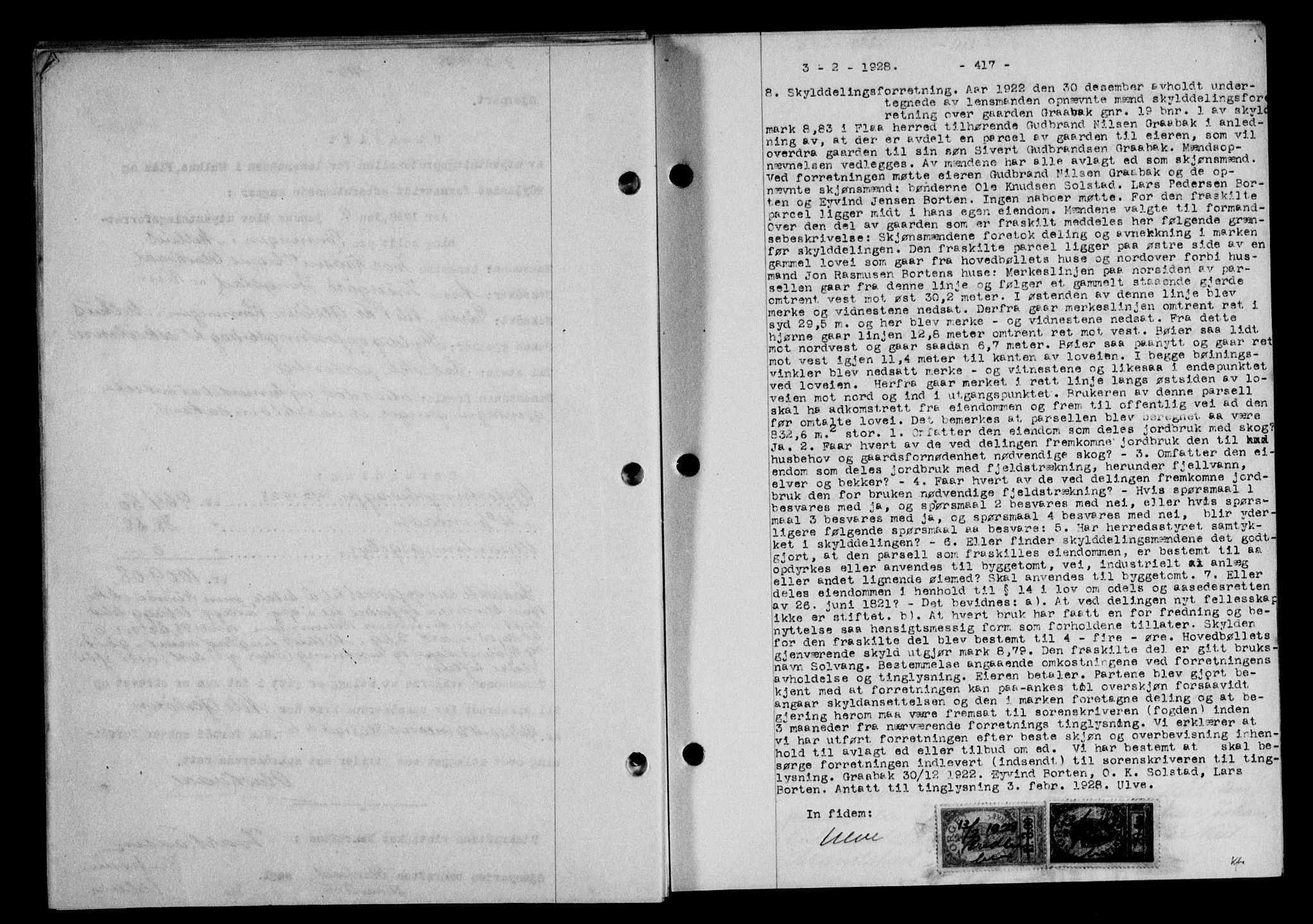 Gauldal sorenskriveri, SAT/A-0014/1/2/2C/L0036: Pantebok nr. 37, 1927-1928, Tingl.dato: 03.02.1928