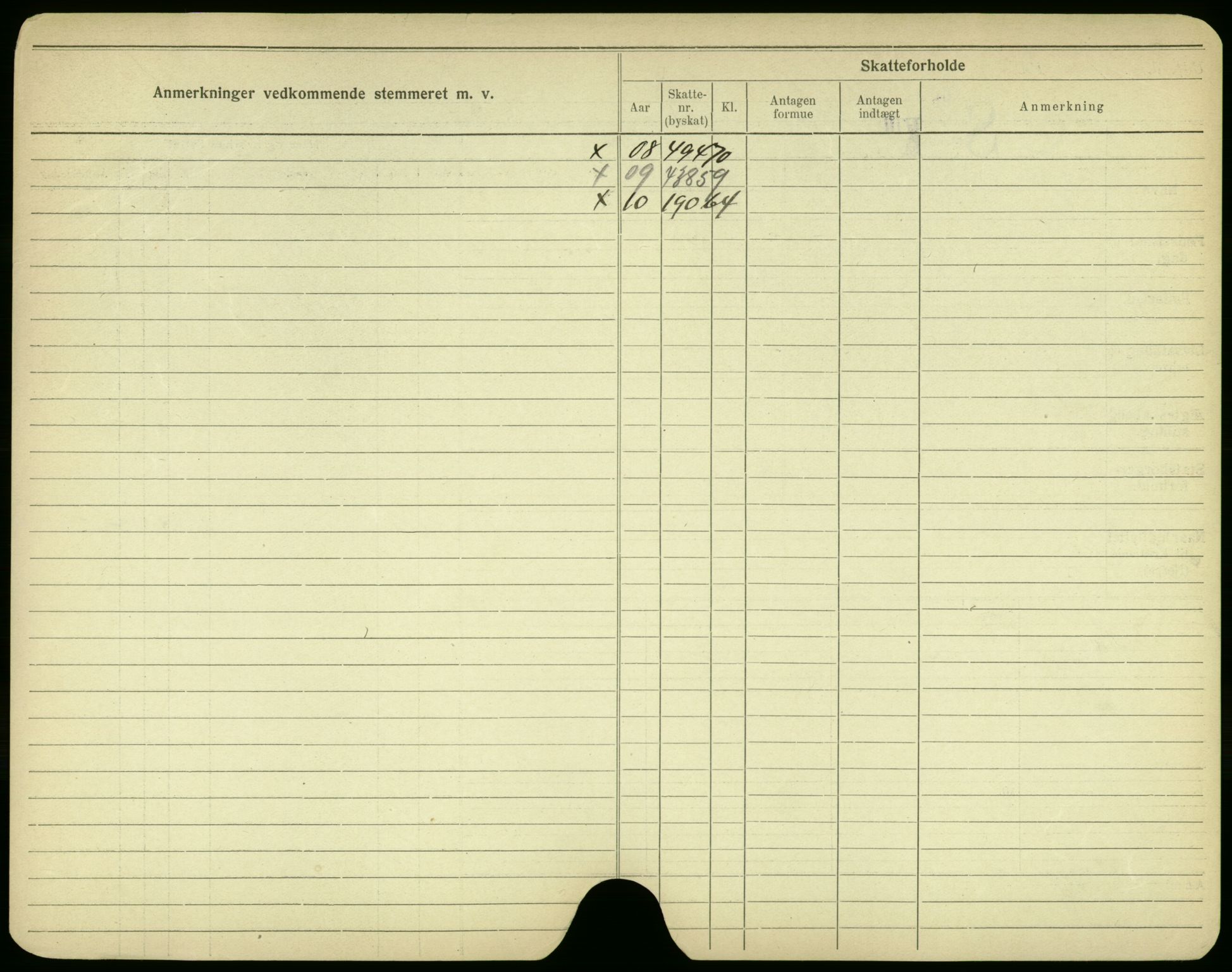 Oslo folkeregister, Registerkort, AV/SAO-A-11715/F/Fa/Fac/L0002: Menn, 1906-1914, s. 658b