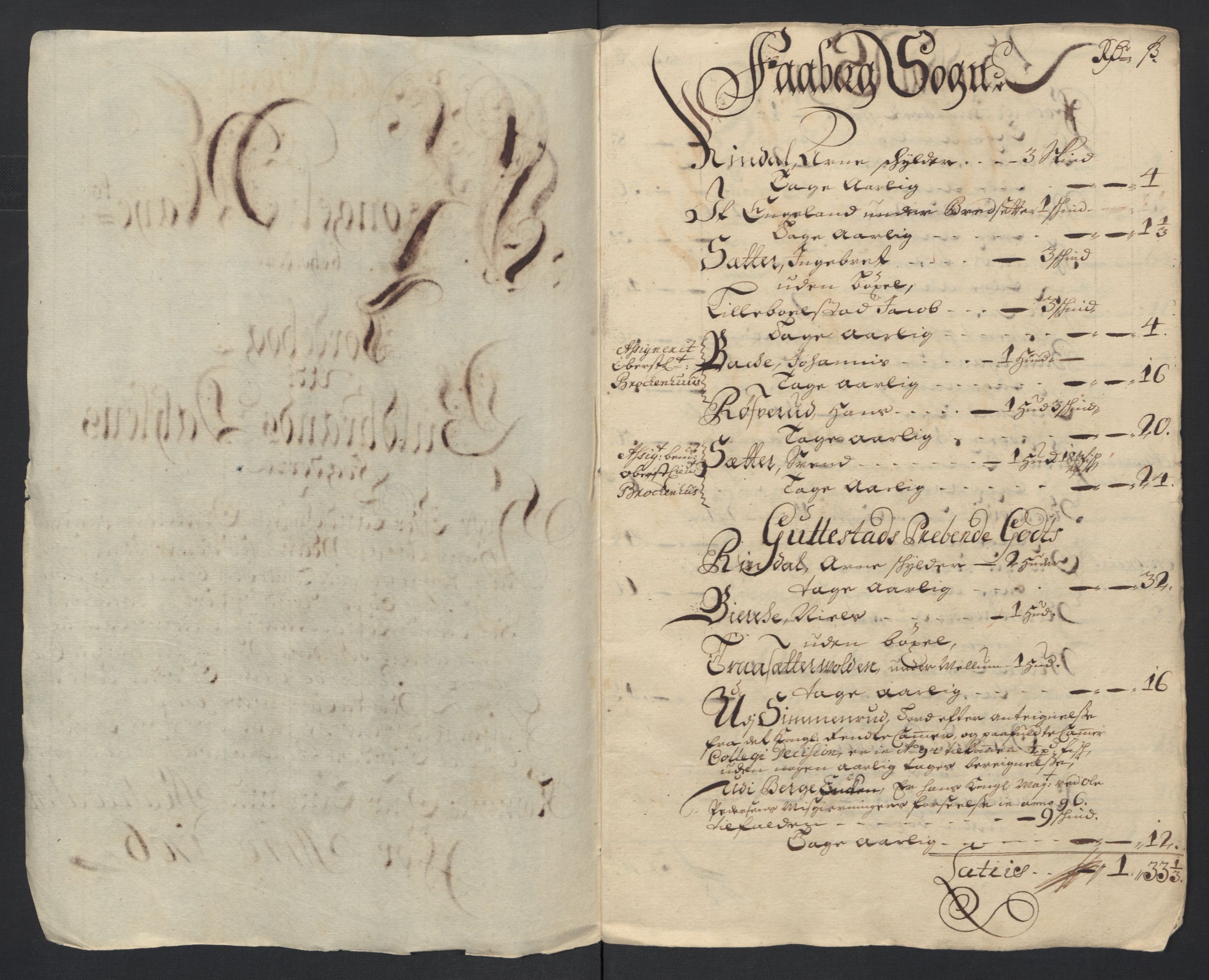 Rentekammeret inntil 1814, Reviderte regnskaper, Fogderegnskap, RA/EA-4092/R17/L1178: Fogderegnskap Gudbrandsdal, 1705-1707, s. 161