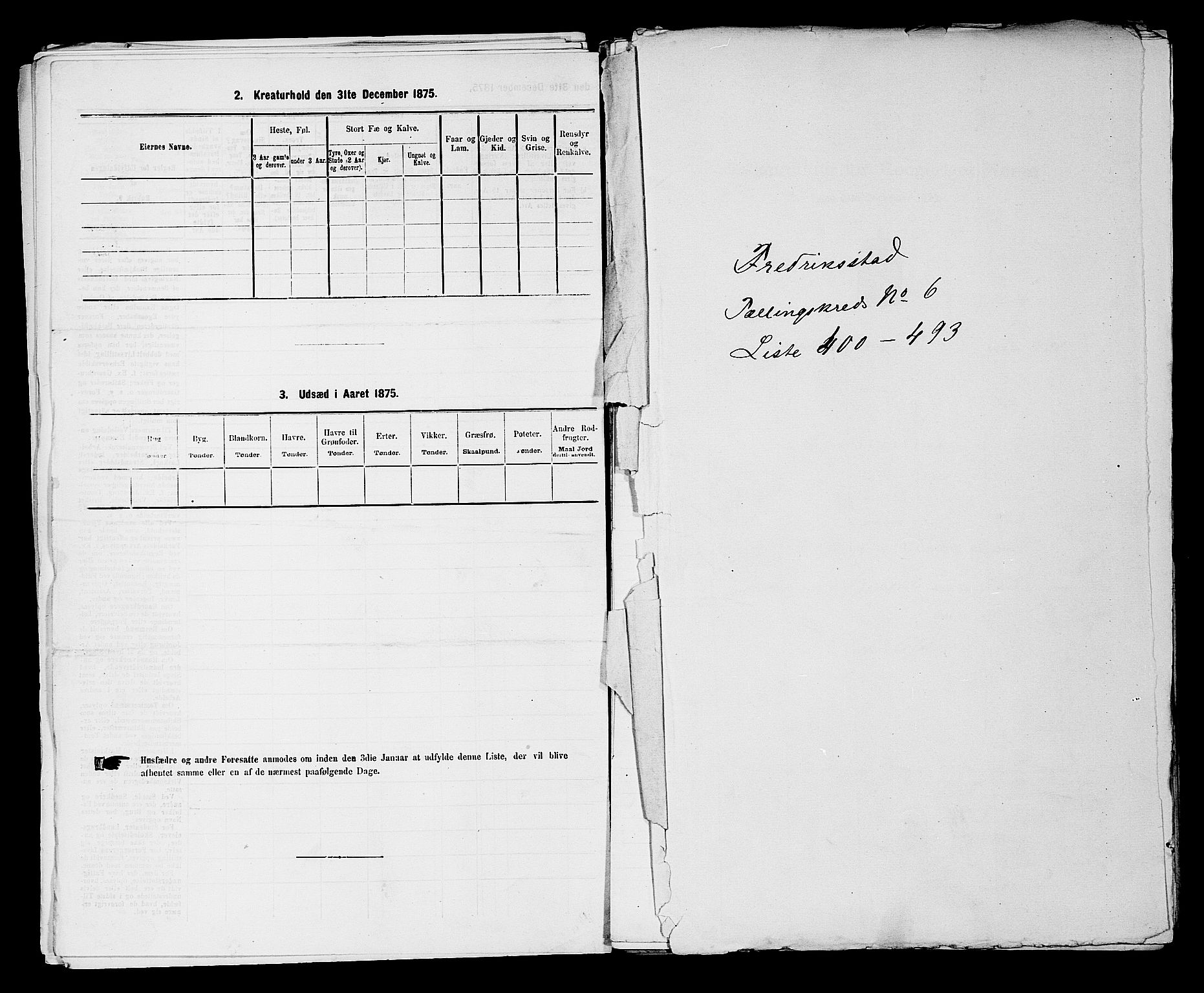 RA, Folketelling 1875 for 0103B Fredrikstad prestegjeld, Fredrikstad kjøpstad, 1875, s. 939