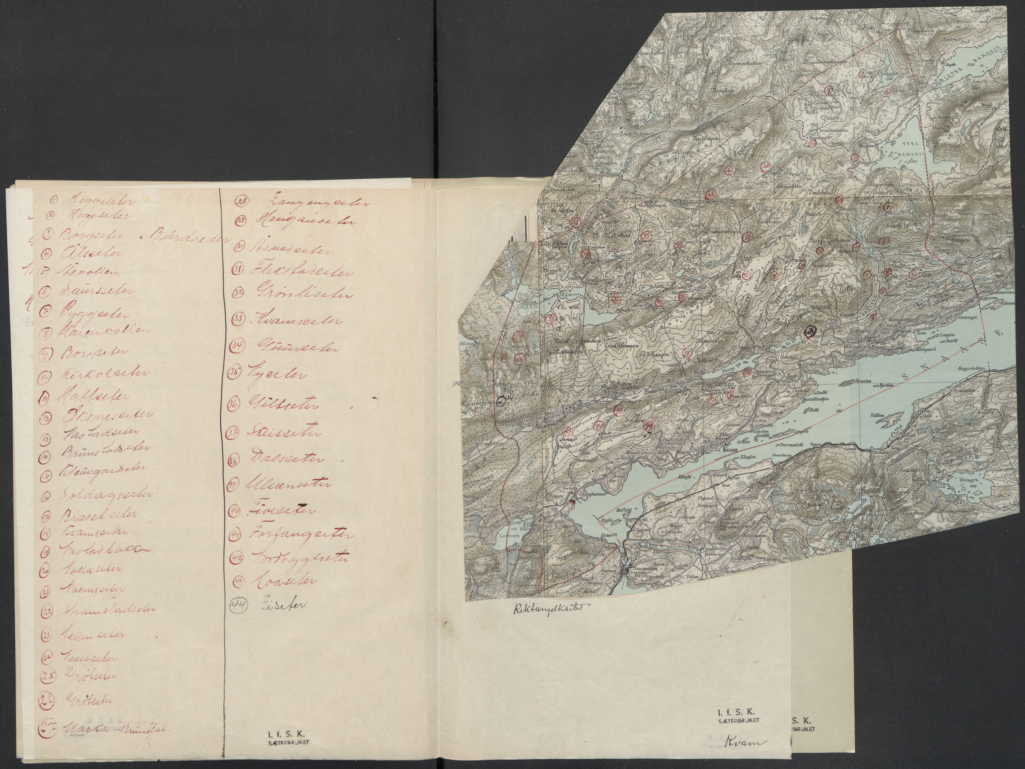 Instituttet for sammenlignende kulturforskning, AV/RA-PA-0424/F/Fc/L0015/0002: Eske B15: / Nord-Trøndelag (perm XLIII), 1933-1938