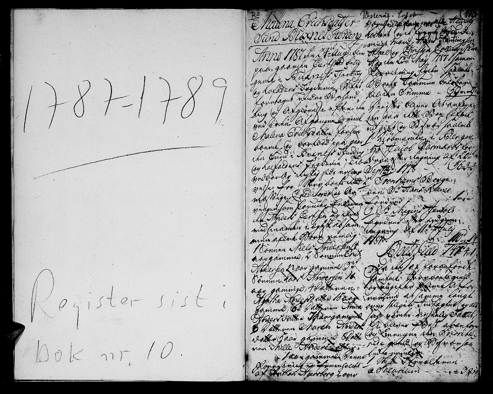 Vesterålen sorenskriveri, SAT/A-4180/1/3/3A/L0006: Skifteprotokoll 3b, 1787-1789, s. 419