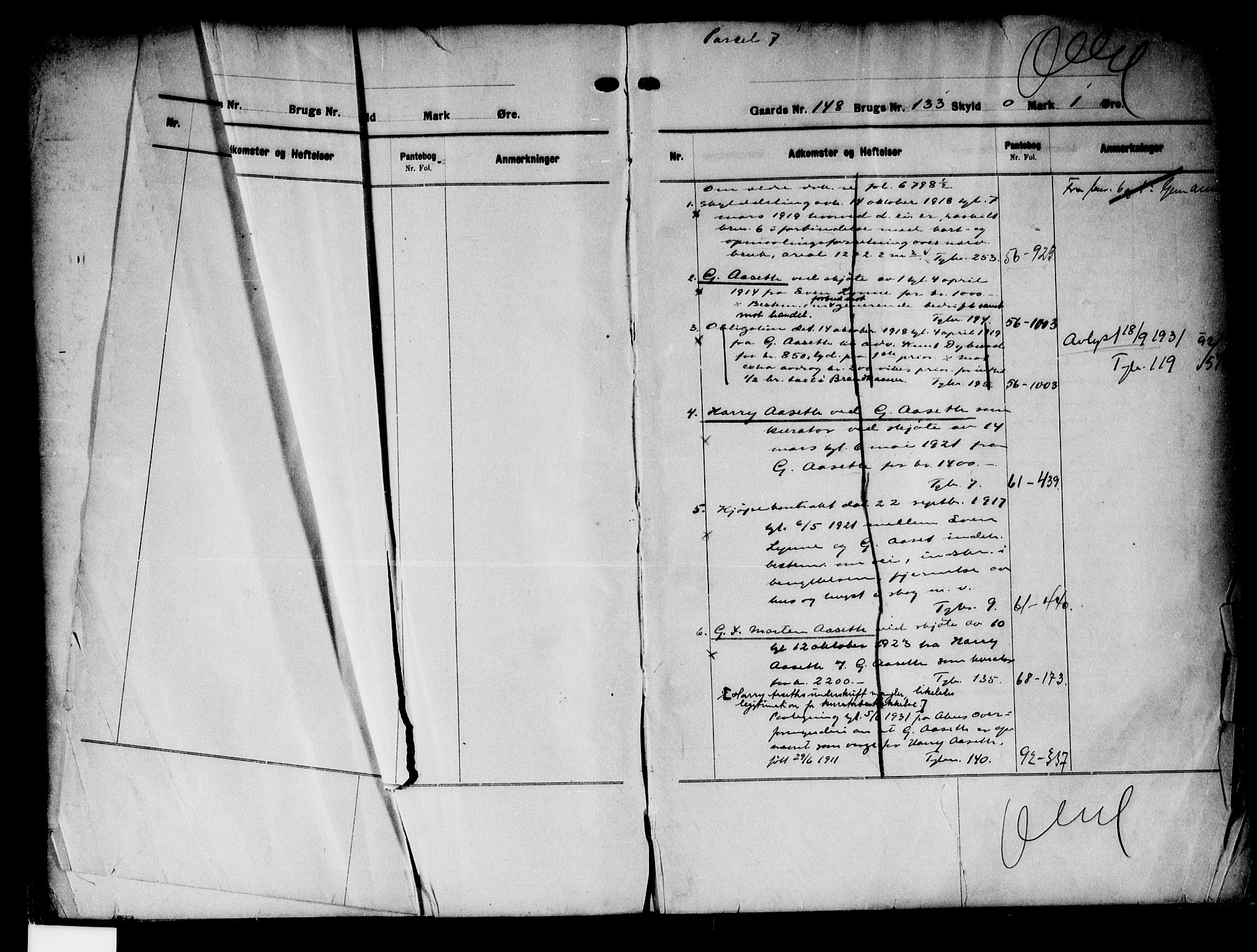 Aker herredsskriveri, AV/SAO-A-10896/G/Ga/Gab/Gaba/L0046: Panteregister nr. I 46, 1919-1950, s. 26881