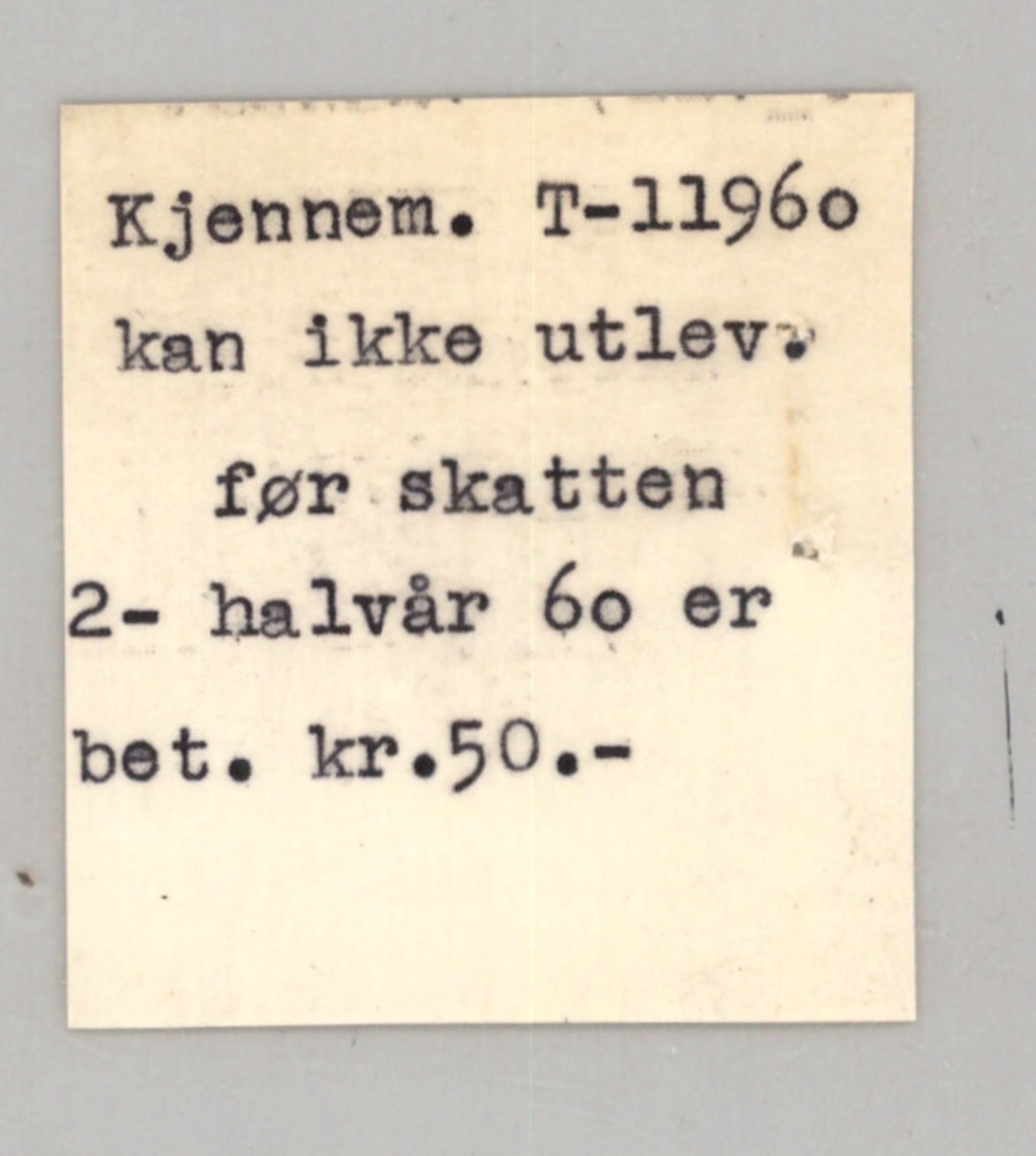 Møre og Romsdal vegkontor - Ålesund trafikkstasjon, AV/SAT-A-4099/F/Fe/L0031: Registreringskort for kjøretøy T 11800 - T 11996, 1927-1998, s. 2671