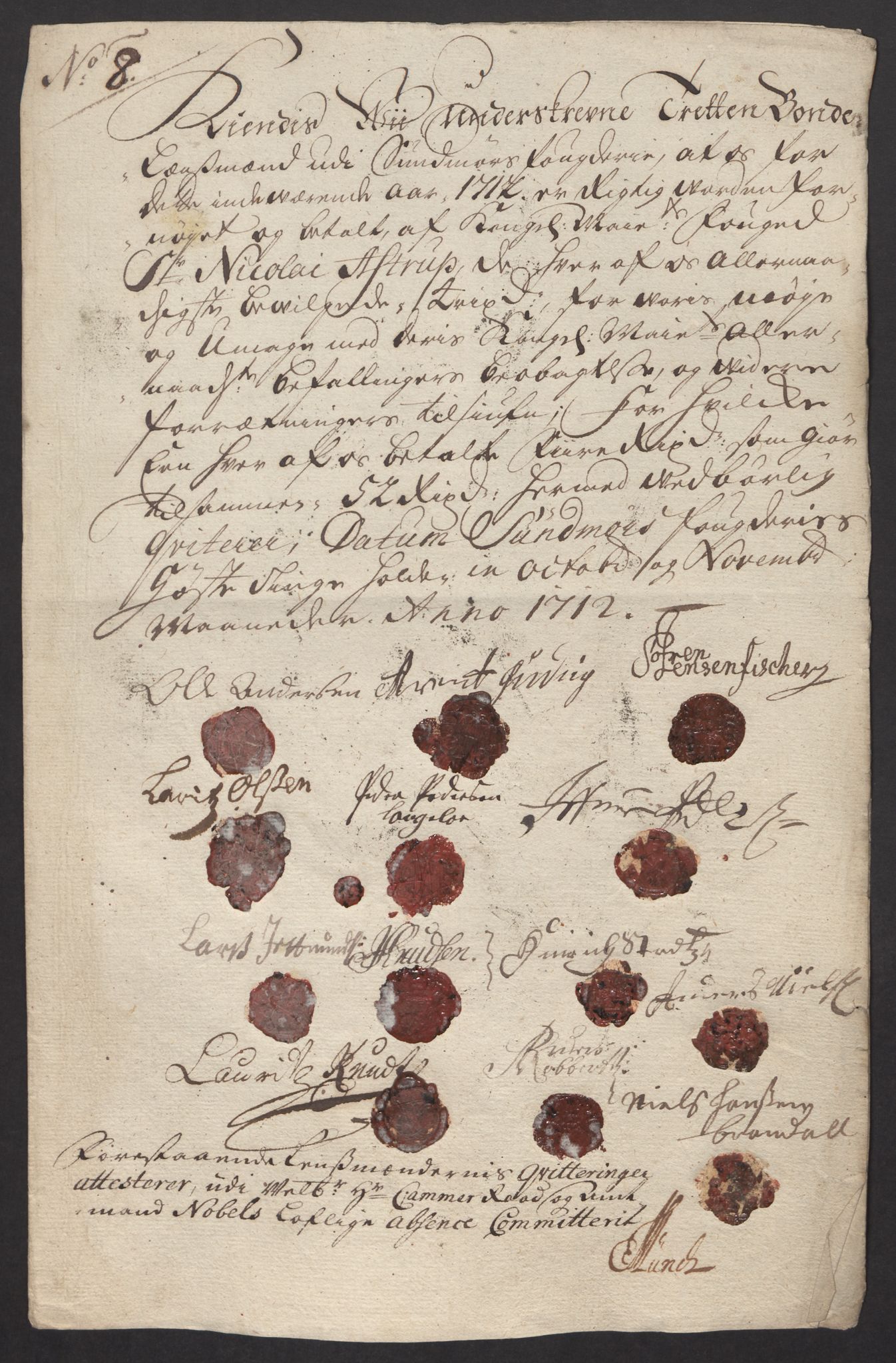 Rentekammeret inntil 1814, Reviderte regnskaper, Fogderegnskap, AV/RA-EA-4092/R54/L3565: Fogderegnskap Sunnmøre, 1712-1713, s. 176