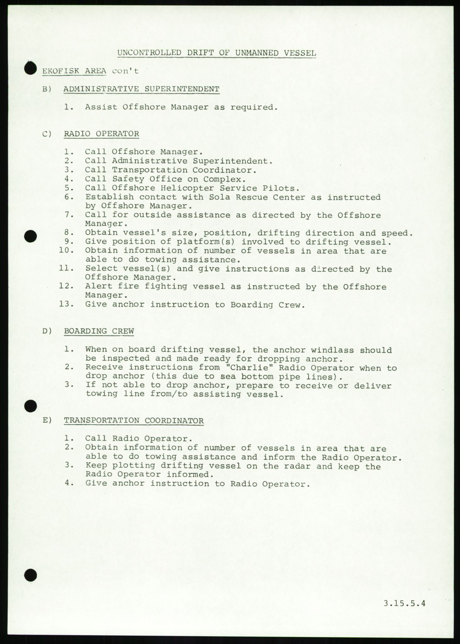 Justisdepartementet, Granskningskommisjonen ved Alexander Kielland-ulykken 27.3.1980, AV/RA-S-1165/D/L0016: O Beredskapsplaner (Doku.liste + O1-O3 av 3), 1980-1981, s. 251