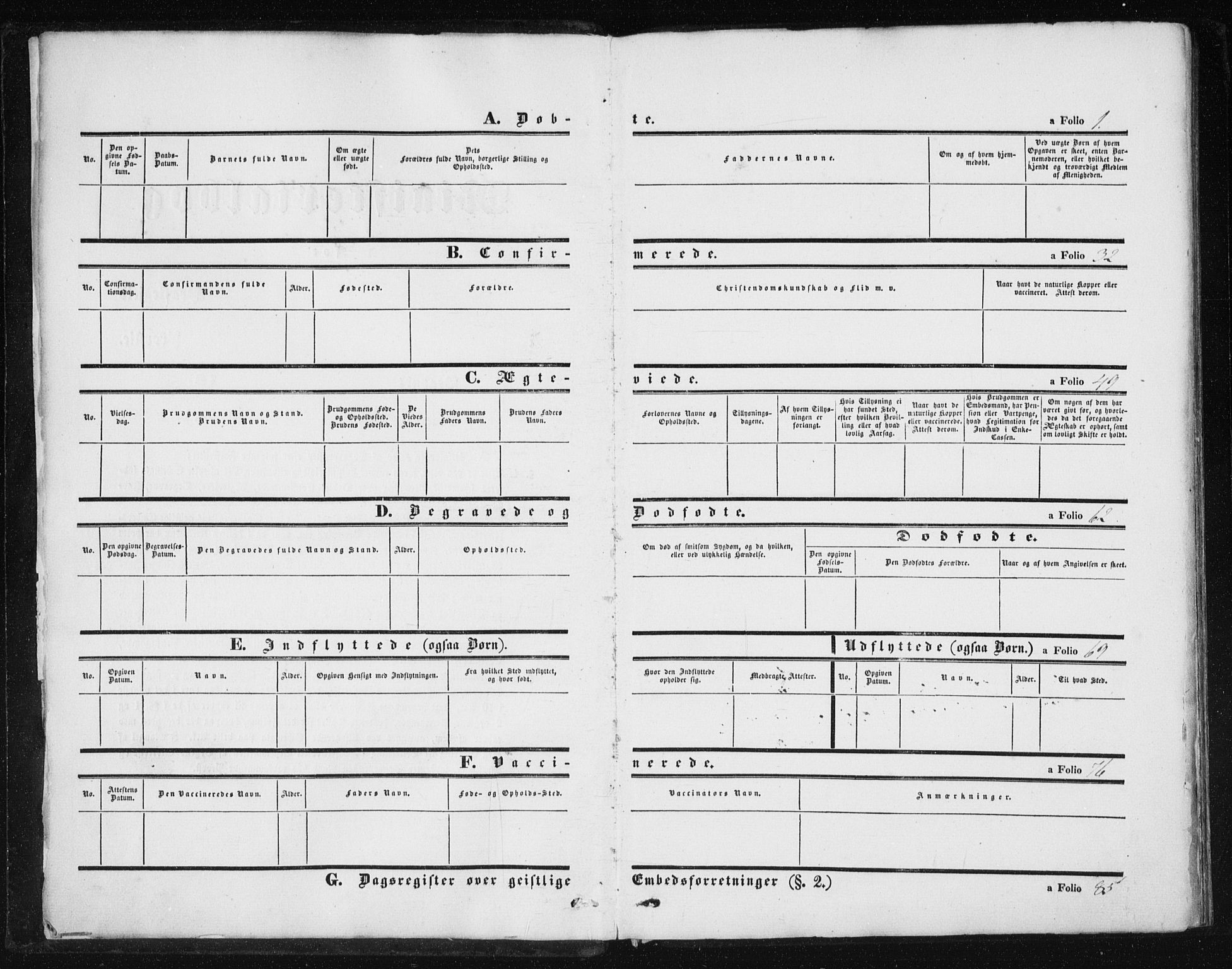 Ministerialprotokoller, klokkerbøker og fødselsregistre - Sør-Trøndelag, AV/SAT-A-1456/608/L0332: Ministerialbok nr. 608A01, 1848-1861