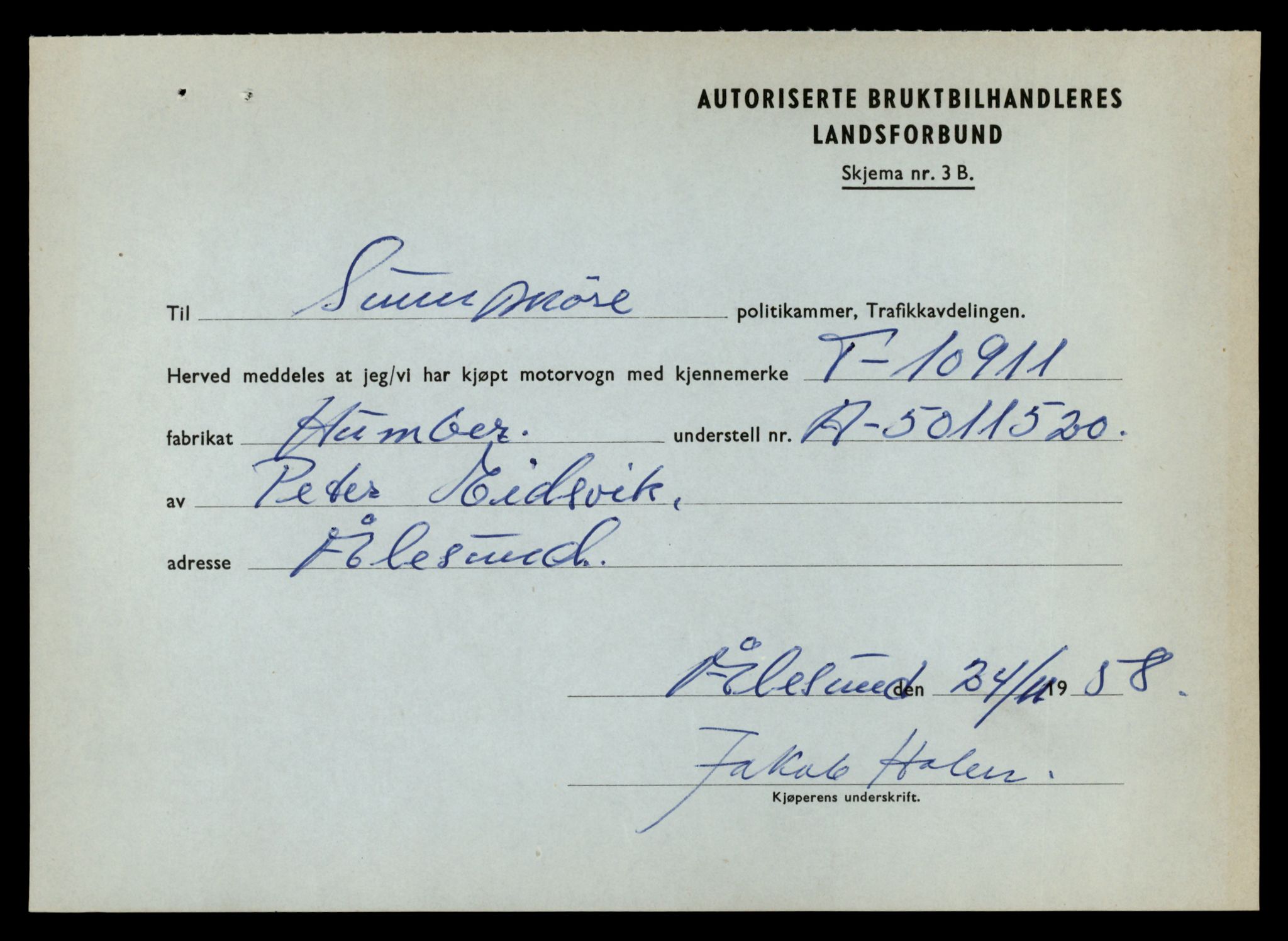 Møre og Romsdal vegkontor - Ålesund trafikkstasjon, AV/SAT-A-4099/F/Fe/L0024: Registreringskort for kjøretøy T 10810 - T 10930, 1927-1998, s. 2645