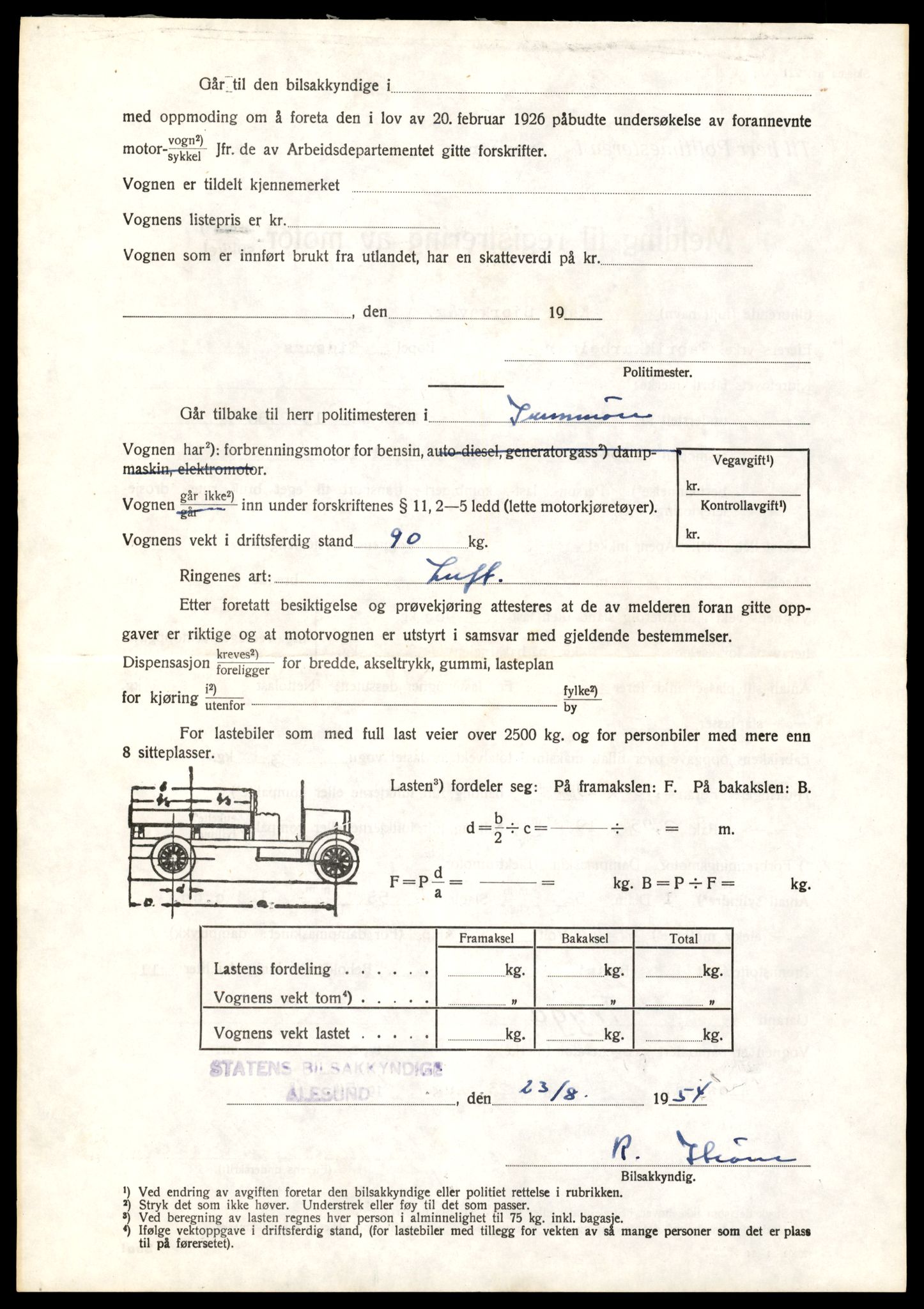 Møre og Romsdal vegkontor - Ålesund trafikkstasjon, AV/SAT-A-4099/F/Fe/L0038: Registreringskort for kjøretøy T 13180 - T 13360, 1927-1998, s. 682