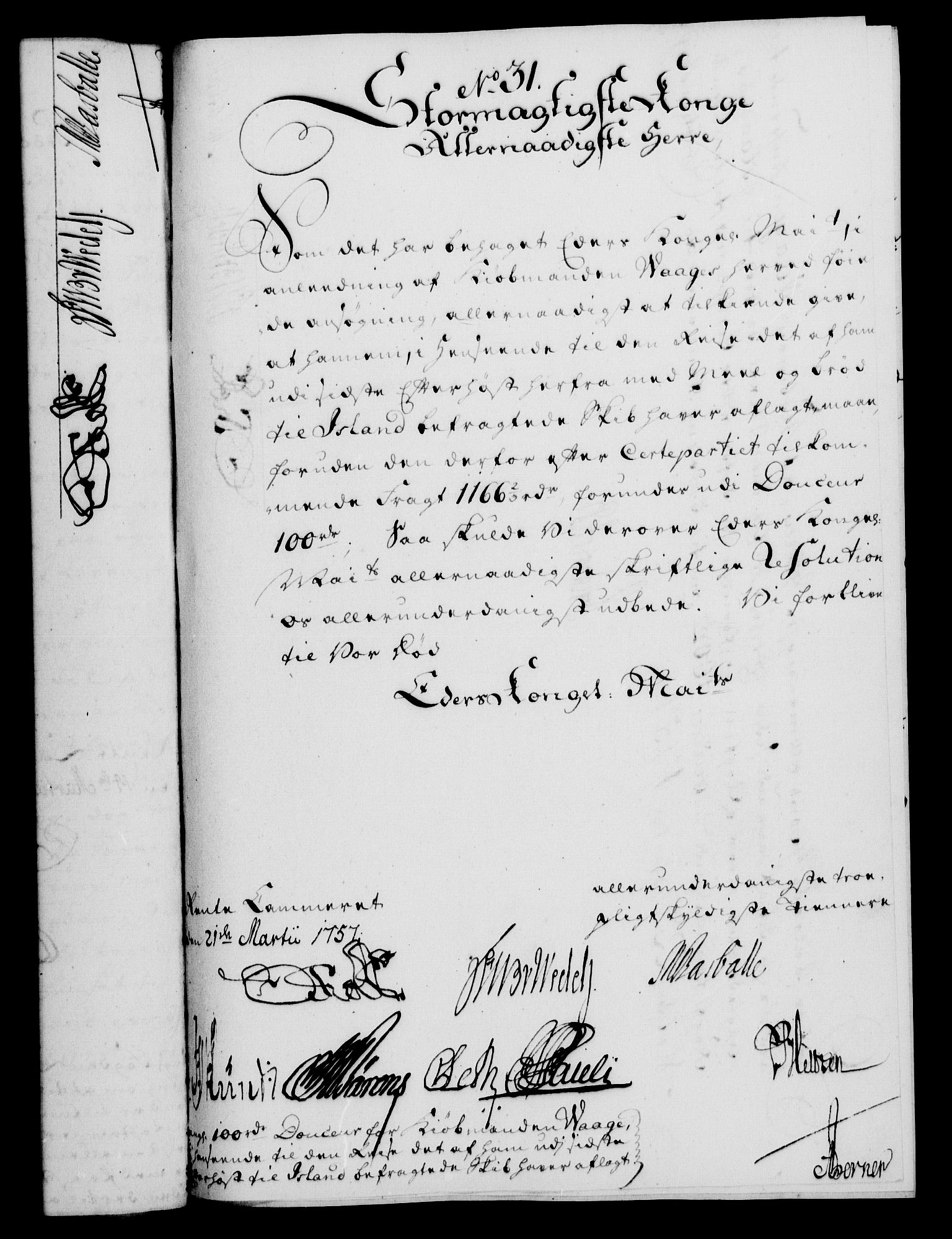 Rentekammeret, Kammerkanselliet, AV/RA-EA-3111/G/Gf/Gfa/L0039: Norsk relasjons- og resolusjonsprotokoll (merket RK 52.39), 1757, s. 202