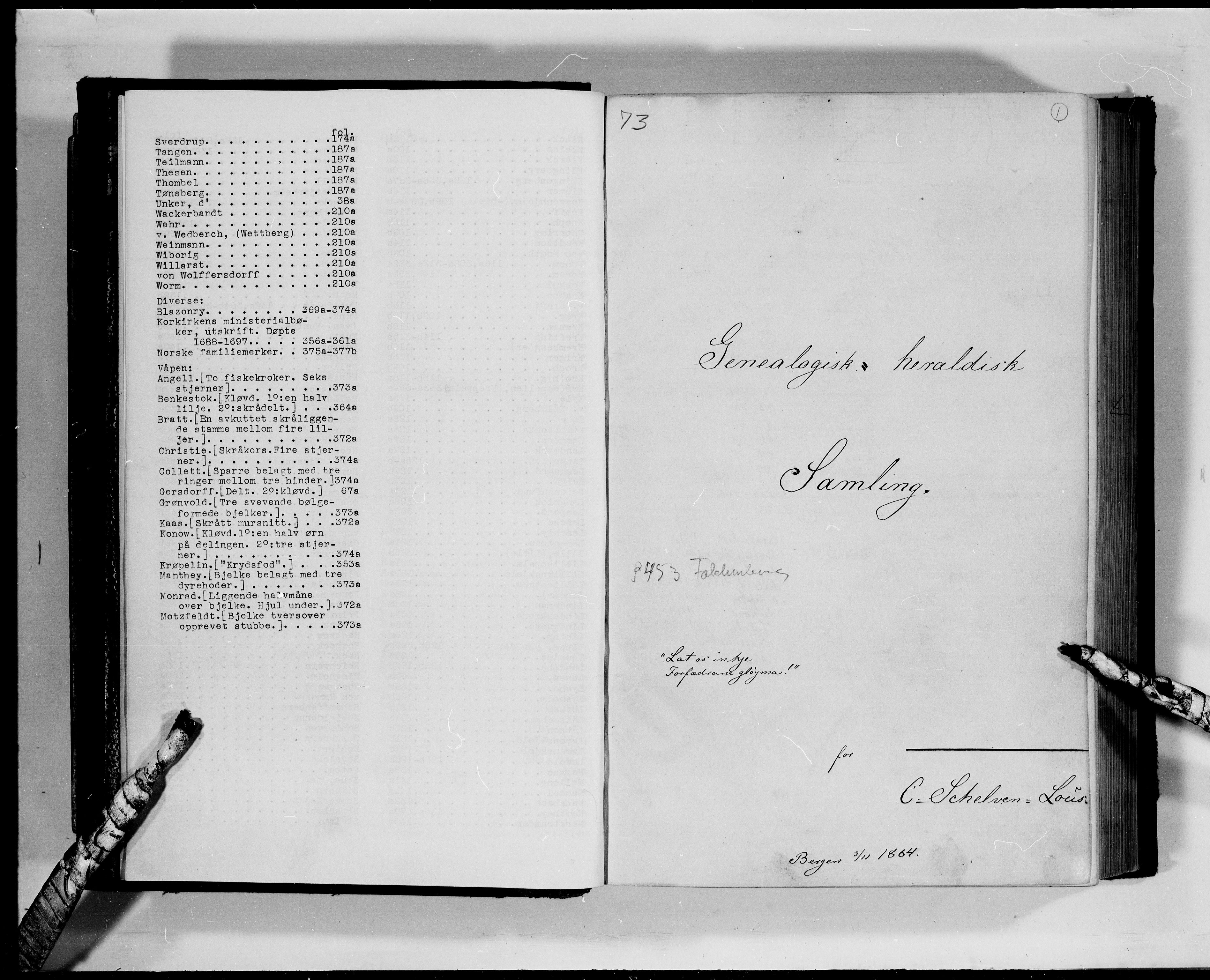 Lassens samlinger, AV/RA-PA-0051/F/Fb/L0072: Carl Lous' samlinger III, 1500-1869, s. 5
