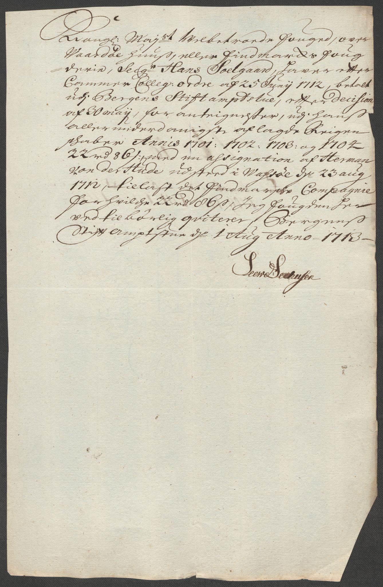 Rentekammeret inntil 1814, Reviderte regnskaper, Fogderegnskap, AV/RA-EA-4092/R69/L4856: Fogderegnskap Finnmark/Vardøhus, 1713-1715, s. 642