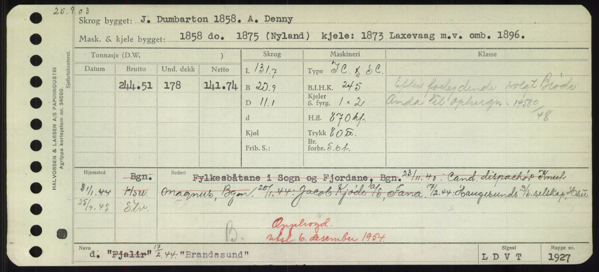 Sjøfartsdirektoratet med forløpere, Skipsmålingen, AV/RA-S-1627/H/Hd/L0005: Fartøy, Br-Byg, s. 89