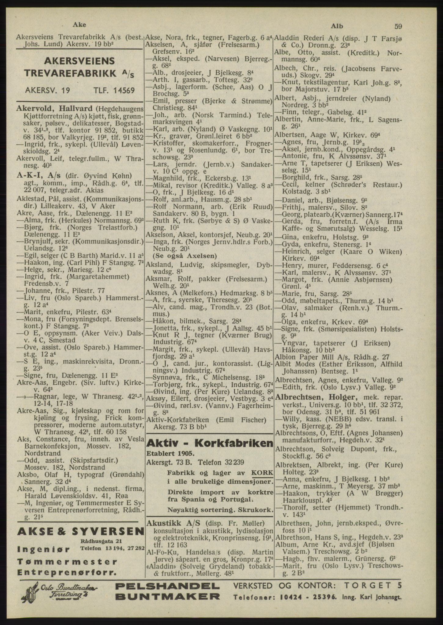 Kristiania/Oslo adressebok, PUBL/-, 1945, s. 55